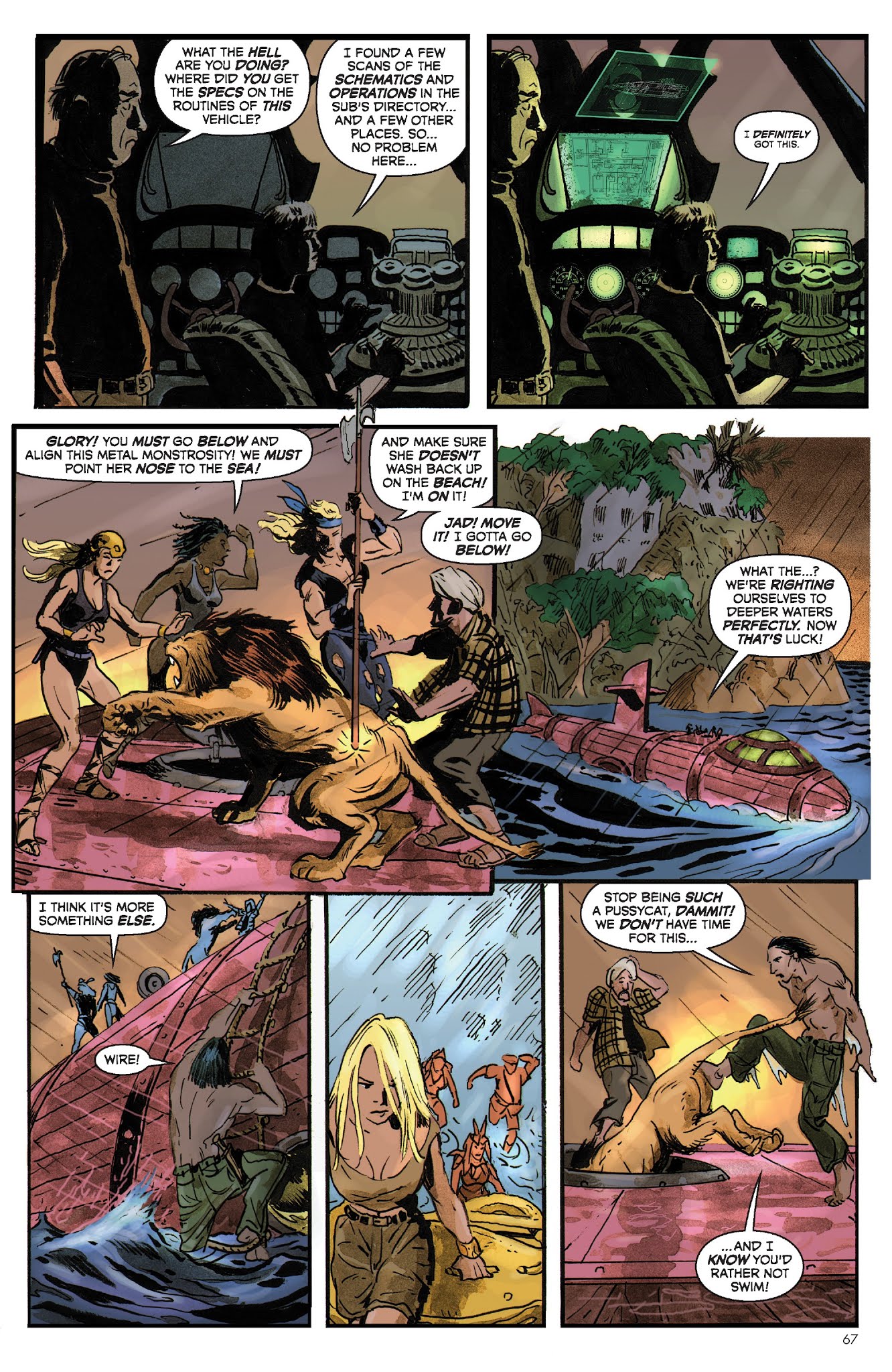 Read online The Once and Future Tarzan comic -  Issue # TPB - 68