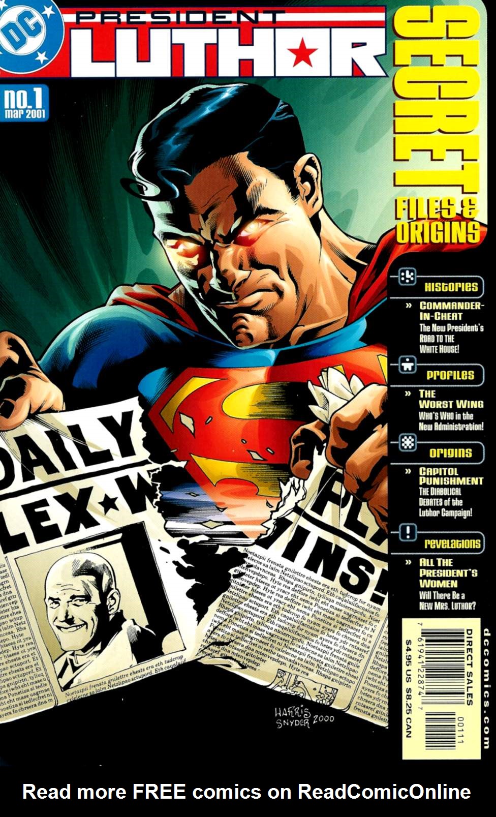 Read online Secret Files President Luthor comic -  Issue # Full - 1