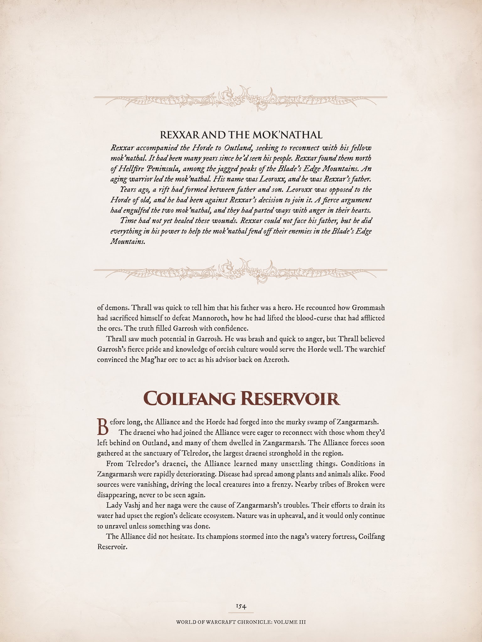 Read online World of Warcraft Chronicle Vol. 3 comic -  Issue # Full - 147