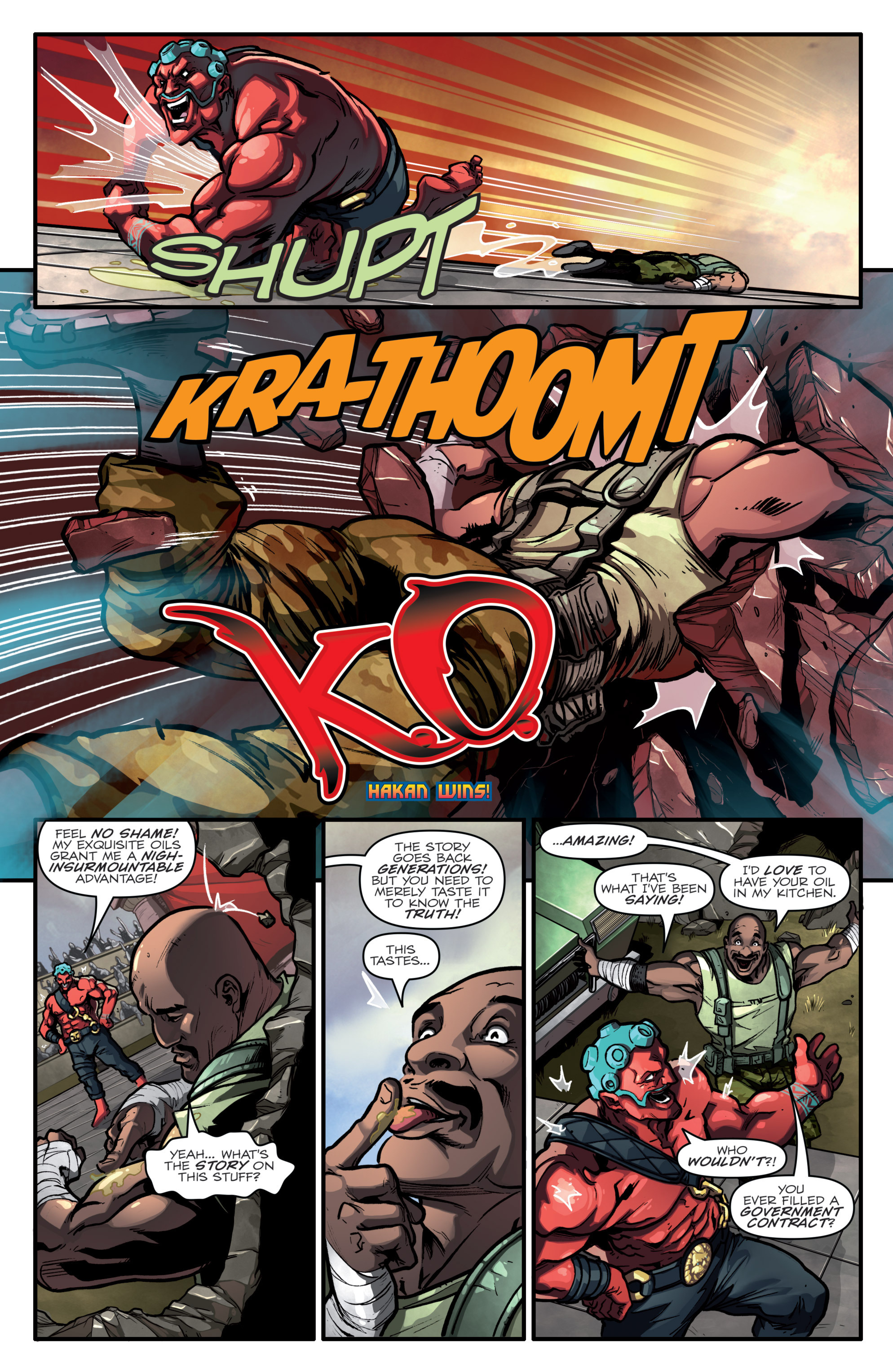 Read online Street Fighter X G.I. Joe comic -  Issue #1 - 21