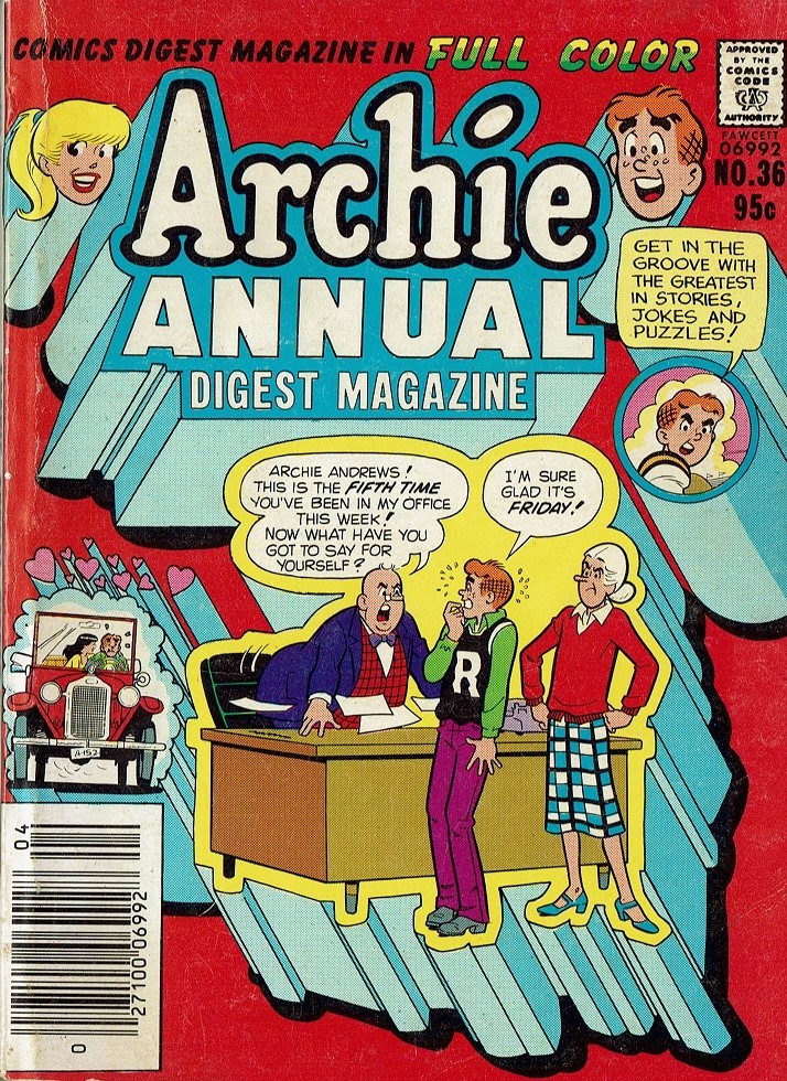 Read online Archie Annual Digest Magazine comic -  Issue #36 - 1