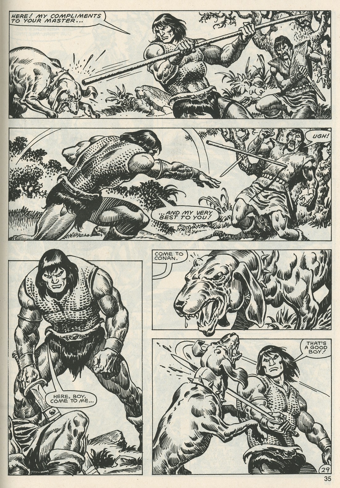 Read online The Savage Sword Of Conan comic -  Issue #119 - 34