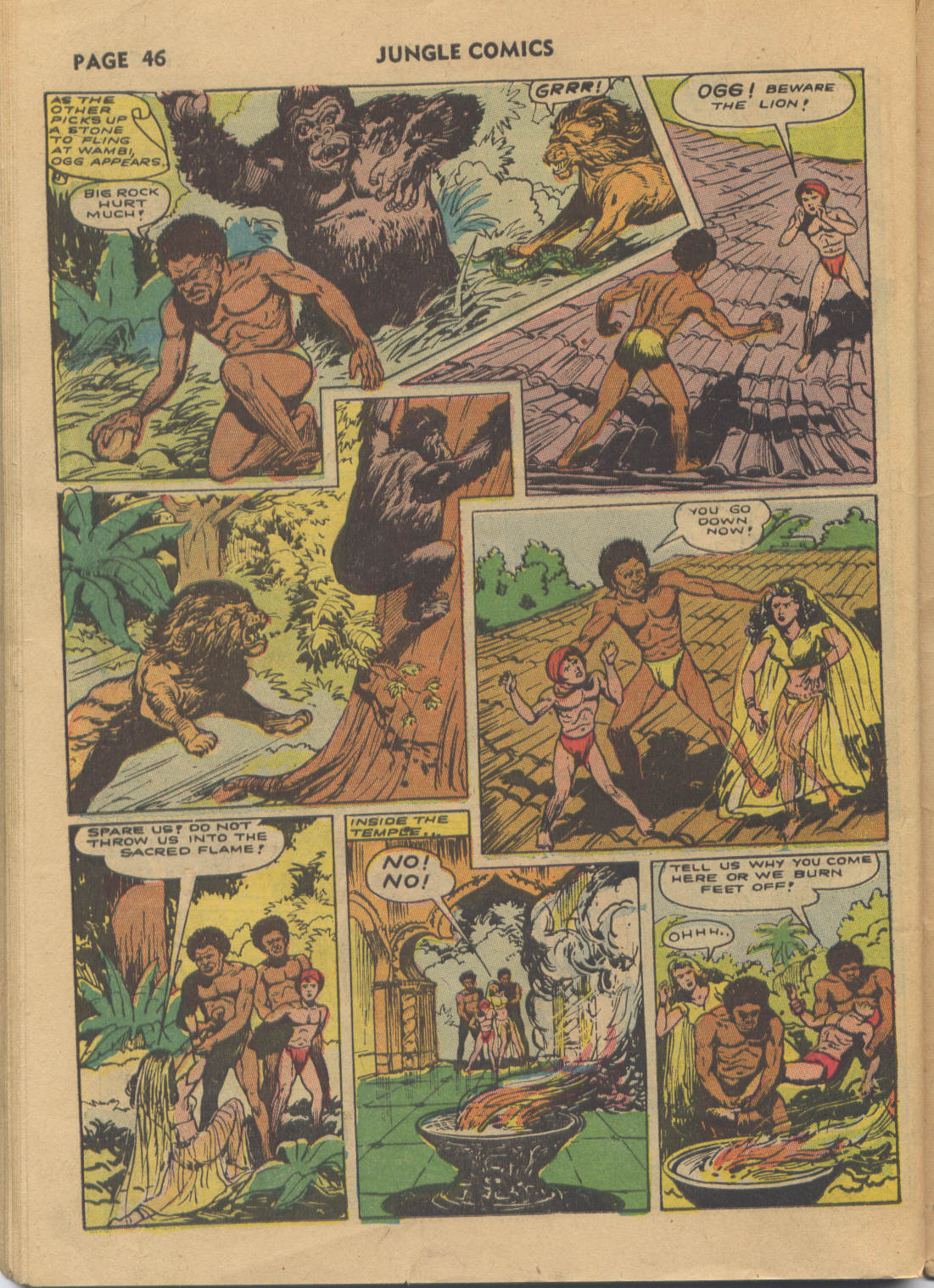 Read online Jungle Comics comic -  Issue #34 - 48