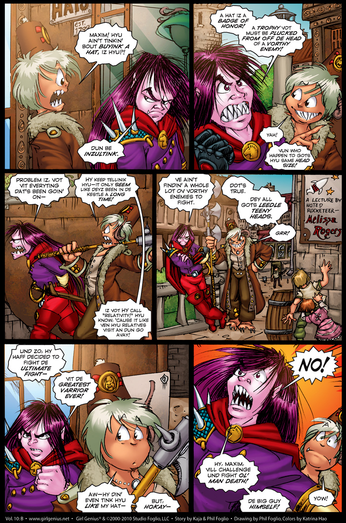 Read online Girl Genius (2002) comic -  Issue #10 - 127