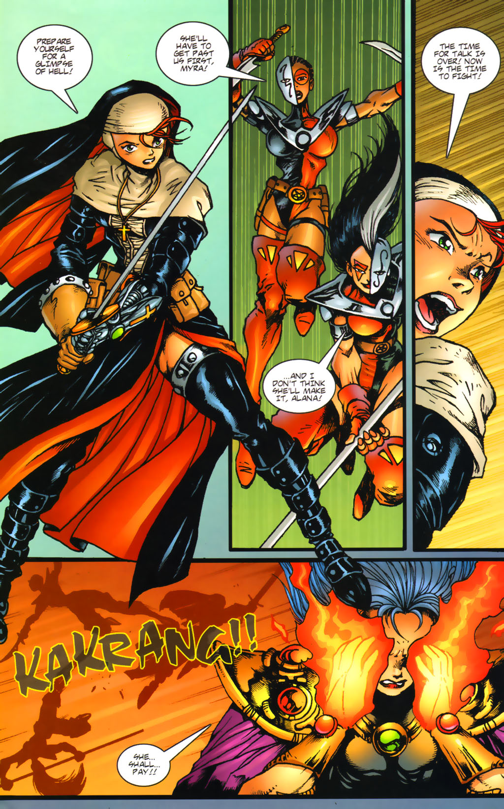 Read online Warrior Nun Areala: Resurrection comic -  Issue #3 - 11