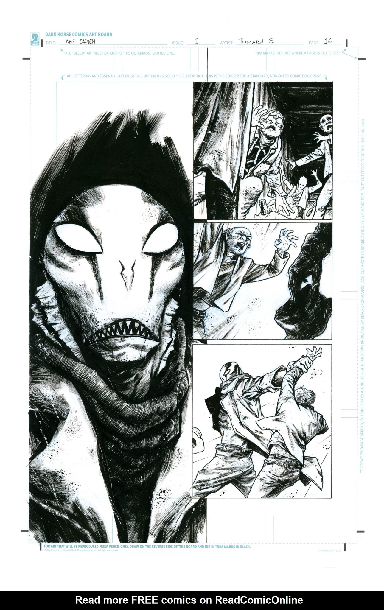 Read online Abe Sapien: Dark and Terrible and The New Race of Man comic -  Issue # TPB - 125