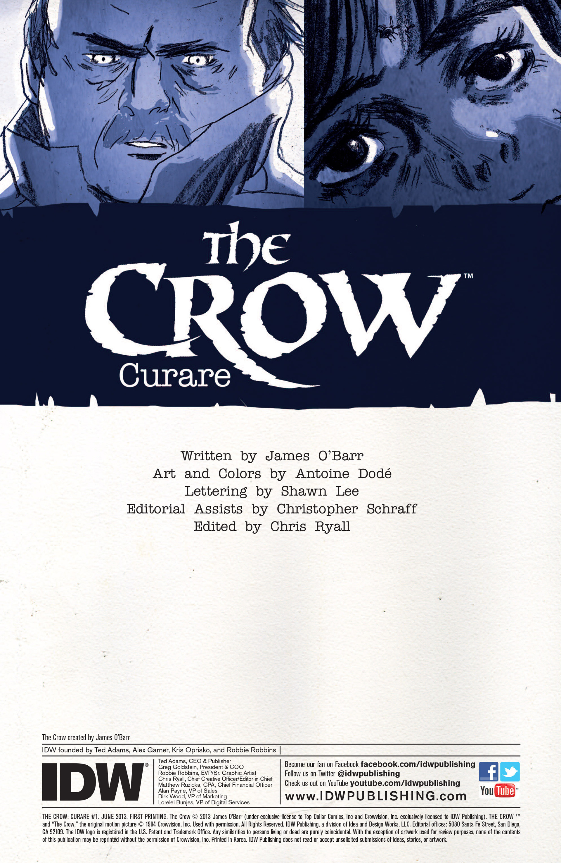 Read online The Crow: Curare comic -  Issue #1 - 3