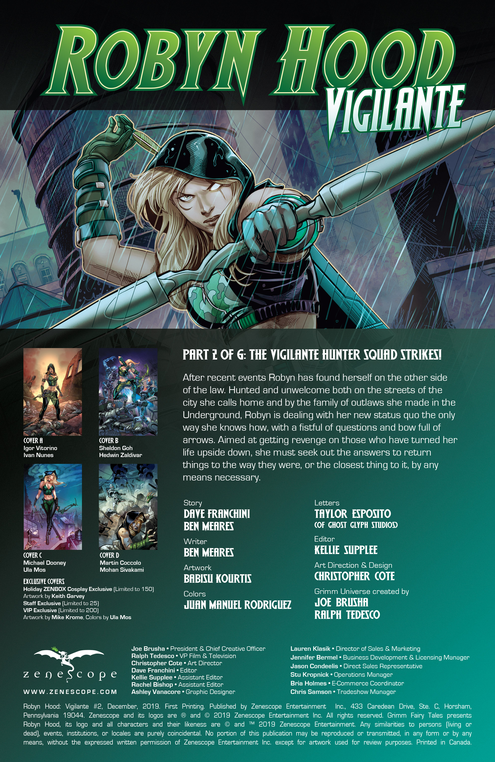 Read online Robyn Hood: Vigilante comic -  Issue #2 - 2