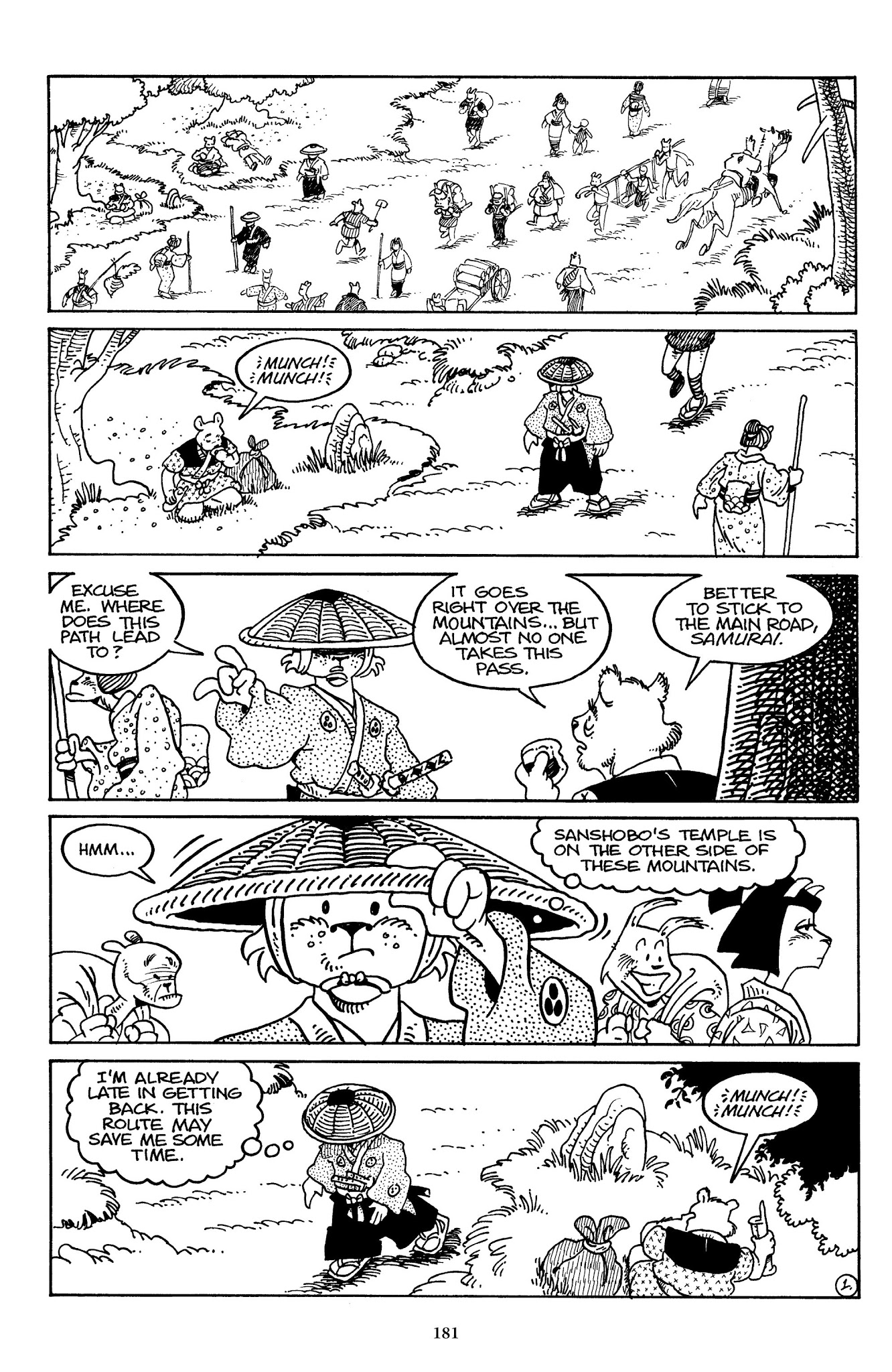 Read online The Usagi Yojimbo Saga comic -  Issue # TPB 3 - 179