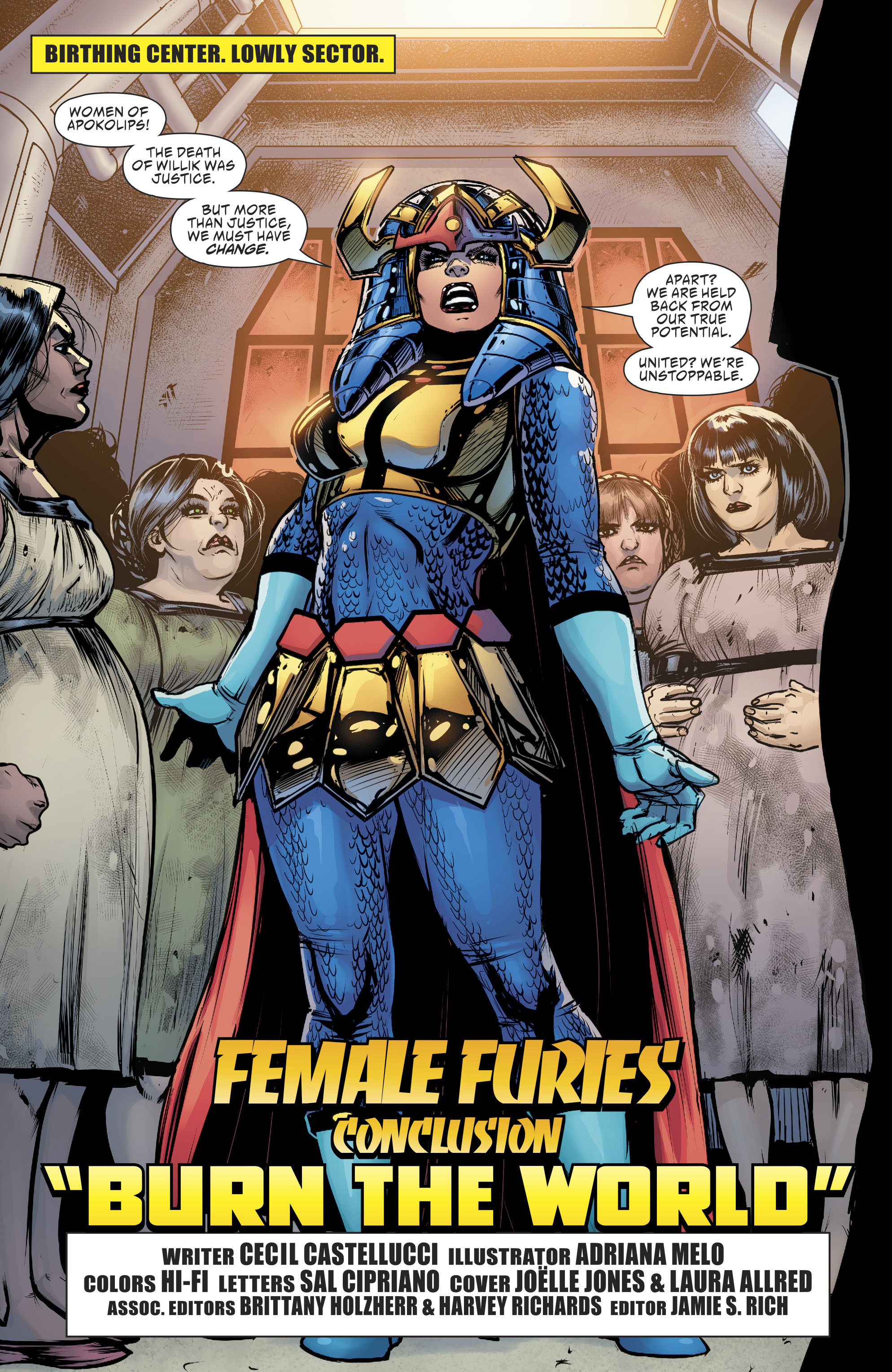 Read online Female Furies comic -  Issue #6 - 3