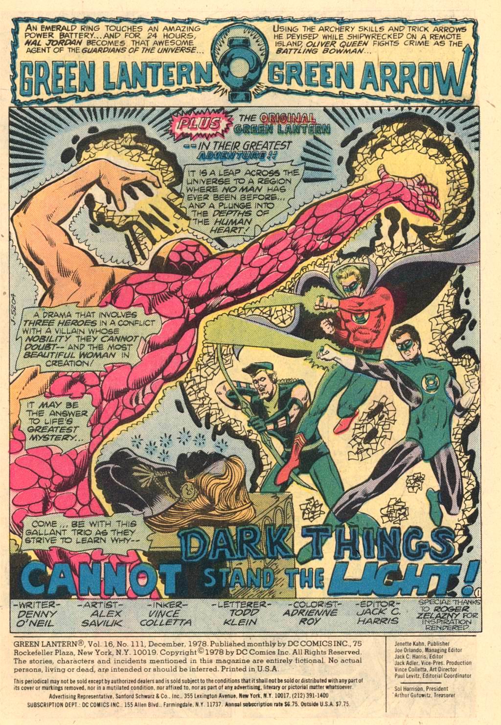 Read online Green Lantern (1960) comic -  Issue #111 - 3
