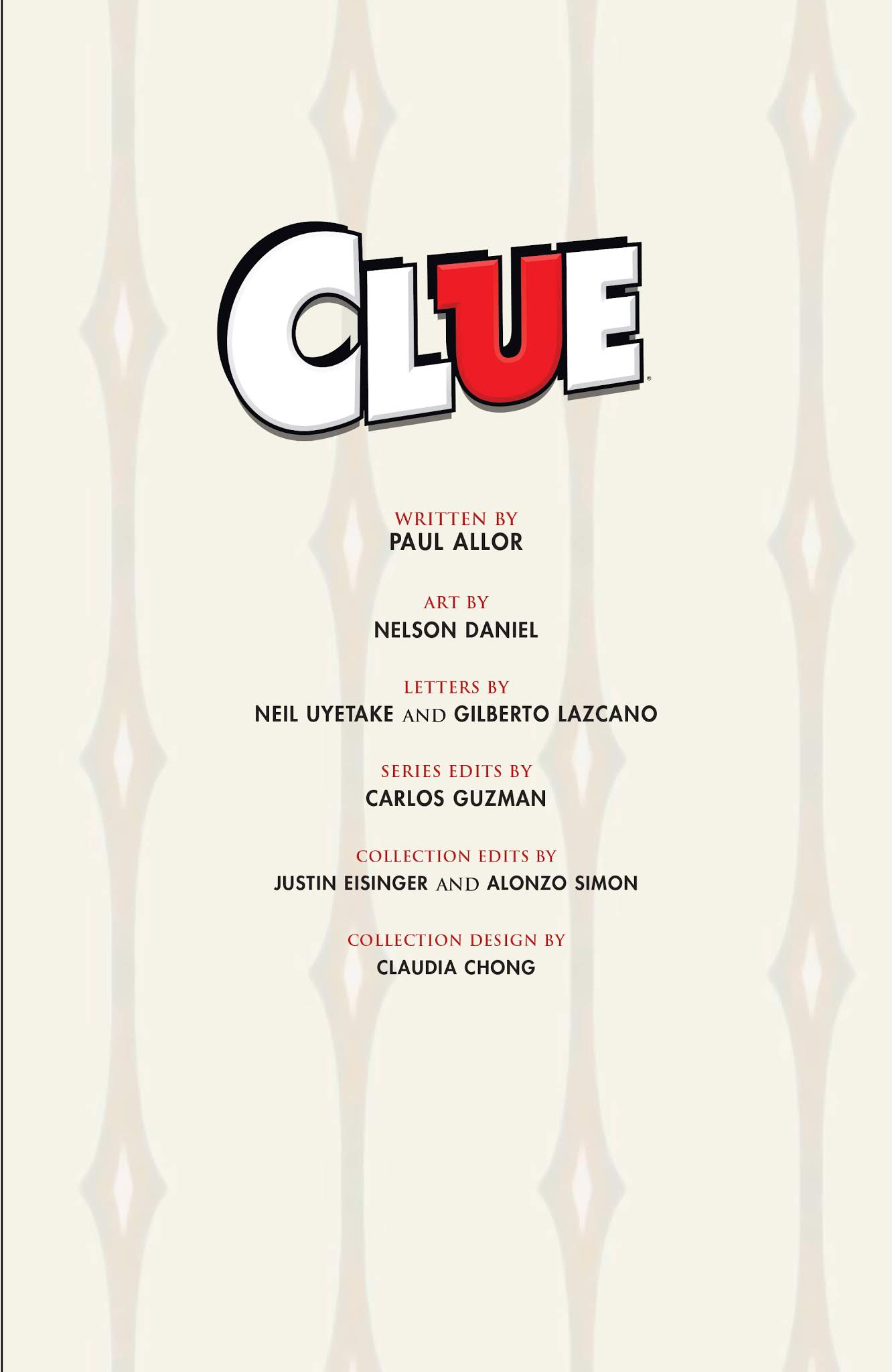 Read online Clue comic -  Issue # _TPB (Part 1) - 4