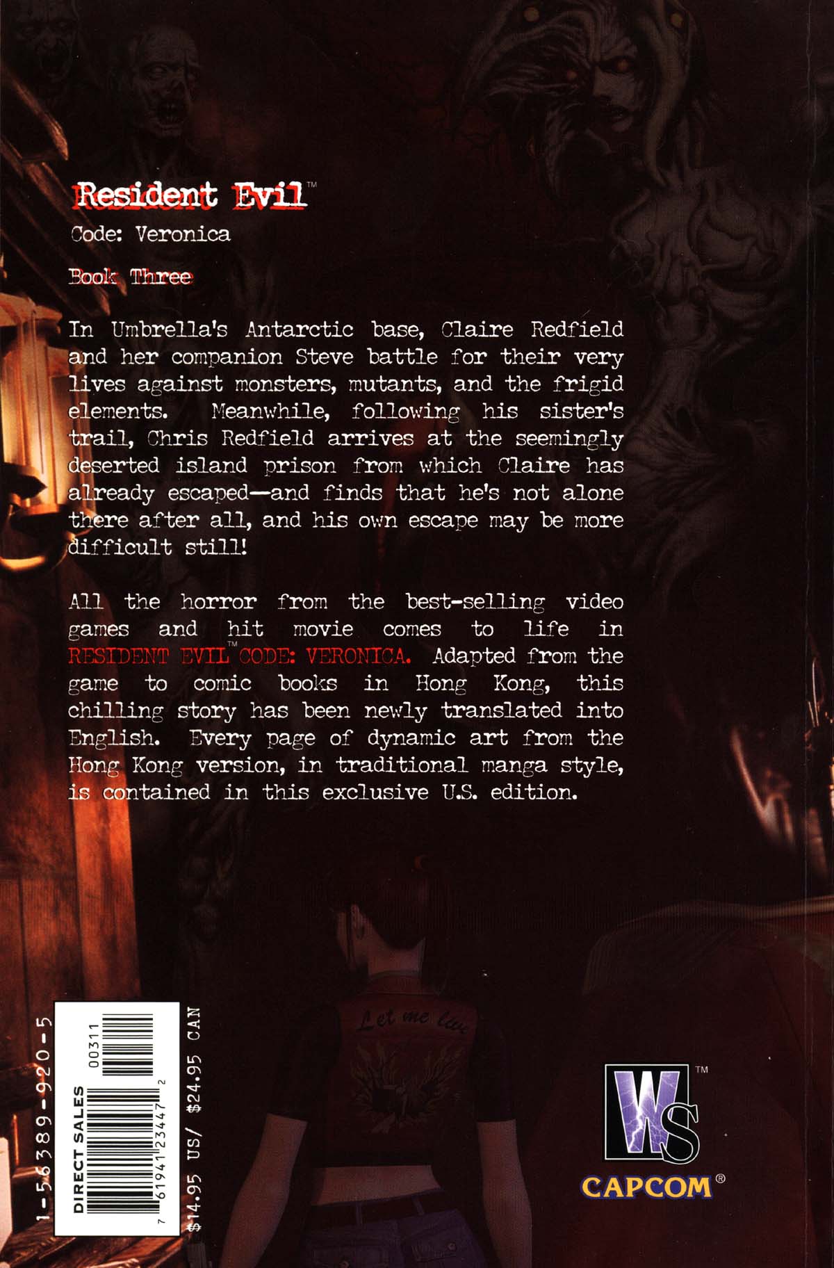 Read online Resident Evil Code: Veronica comic -  Issue #3 - 147