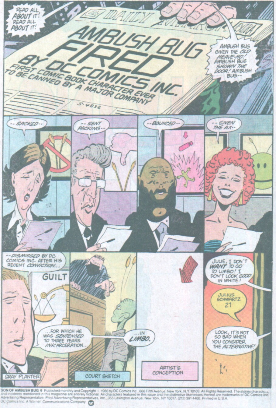 Read online Son of Ambush Bug comic -  Issue #6 - 2
