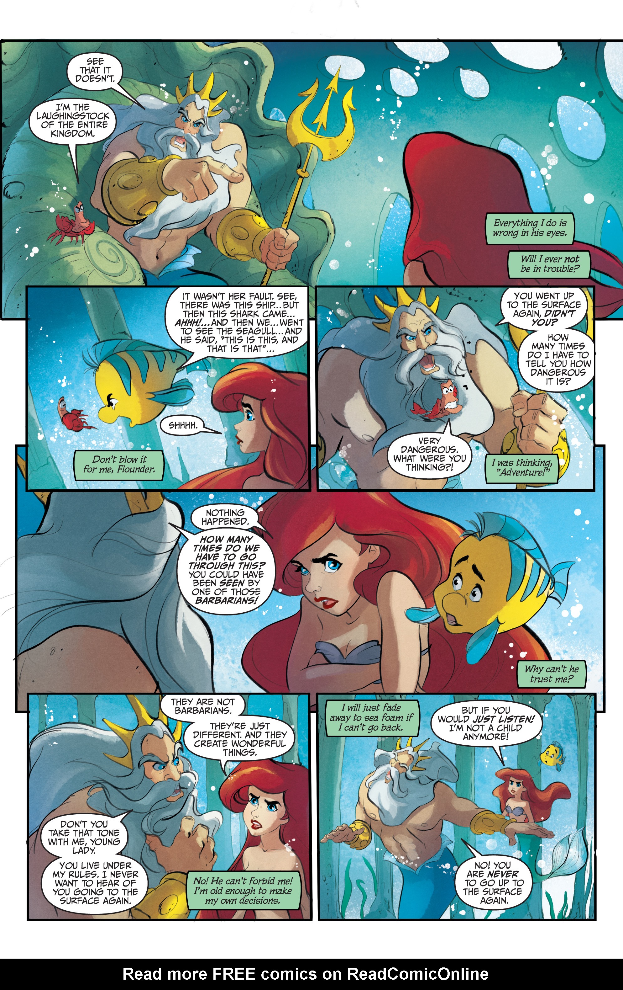 Read online Disney The Little Mermaid comic -  Issue #1 - 9