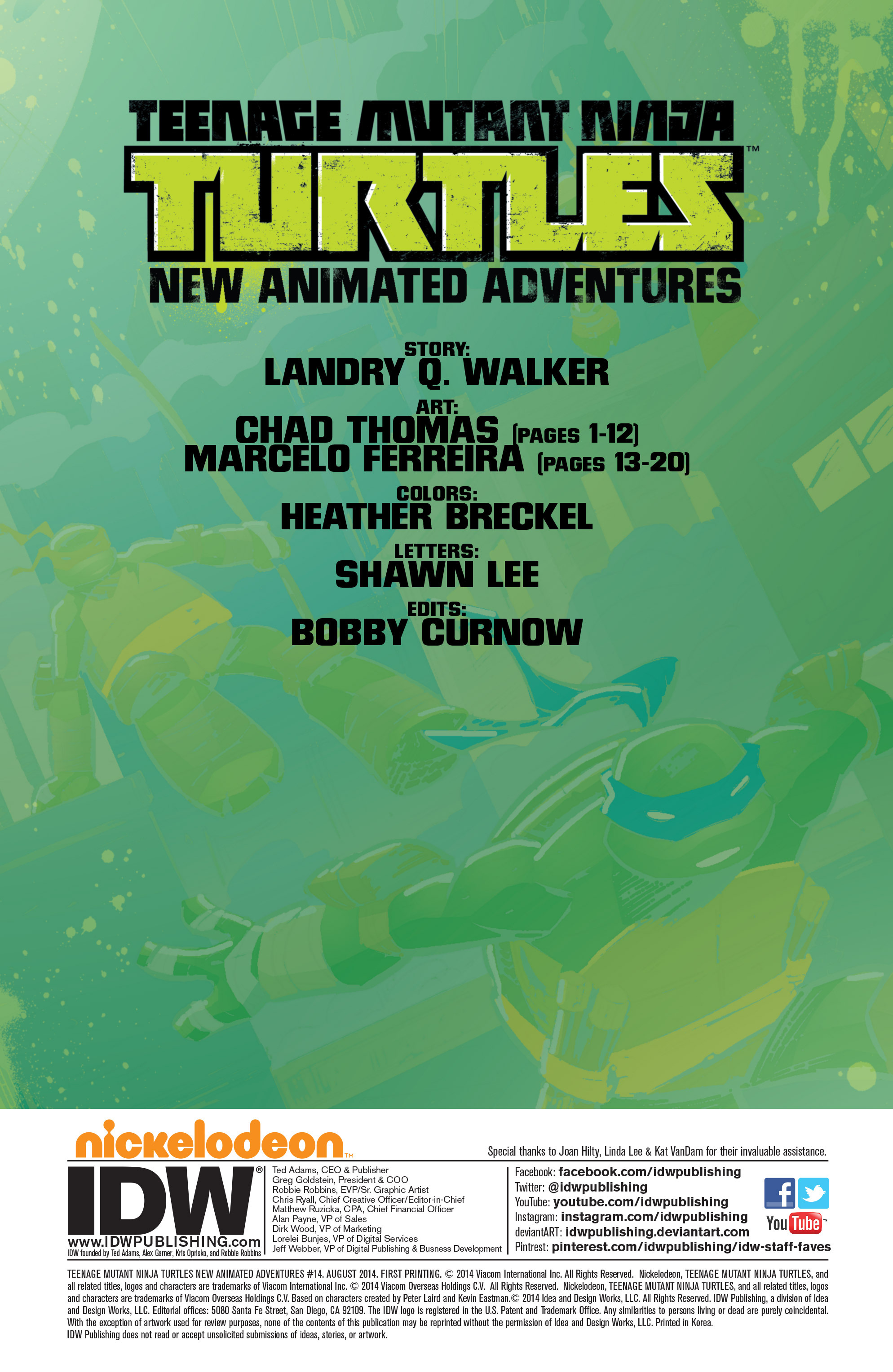 Read online Teenage Mutant Ninja Turtles New Animated Adventures comic -  Issue #14 - 2