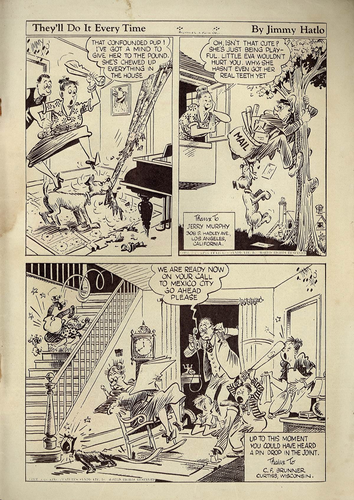 Read online Blondie Comics (1947) comic -  Issue #12 - 35