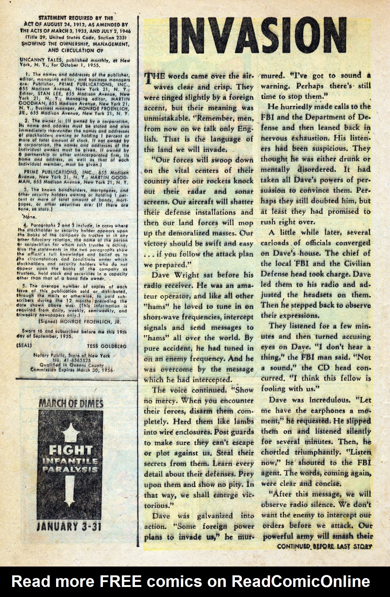 Read online Uncanny Tales comic -  Issue #40 - 16