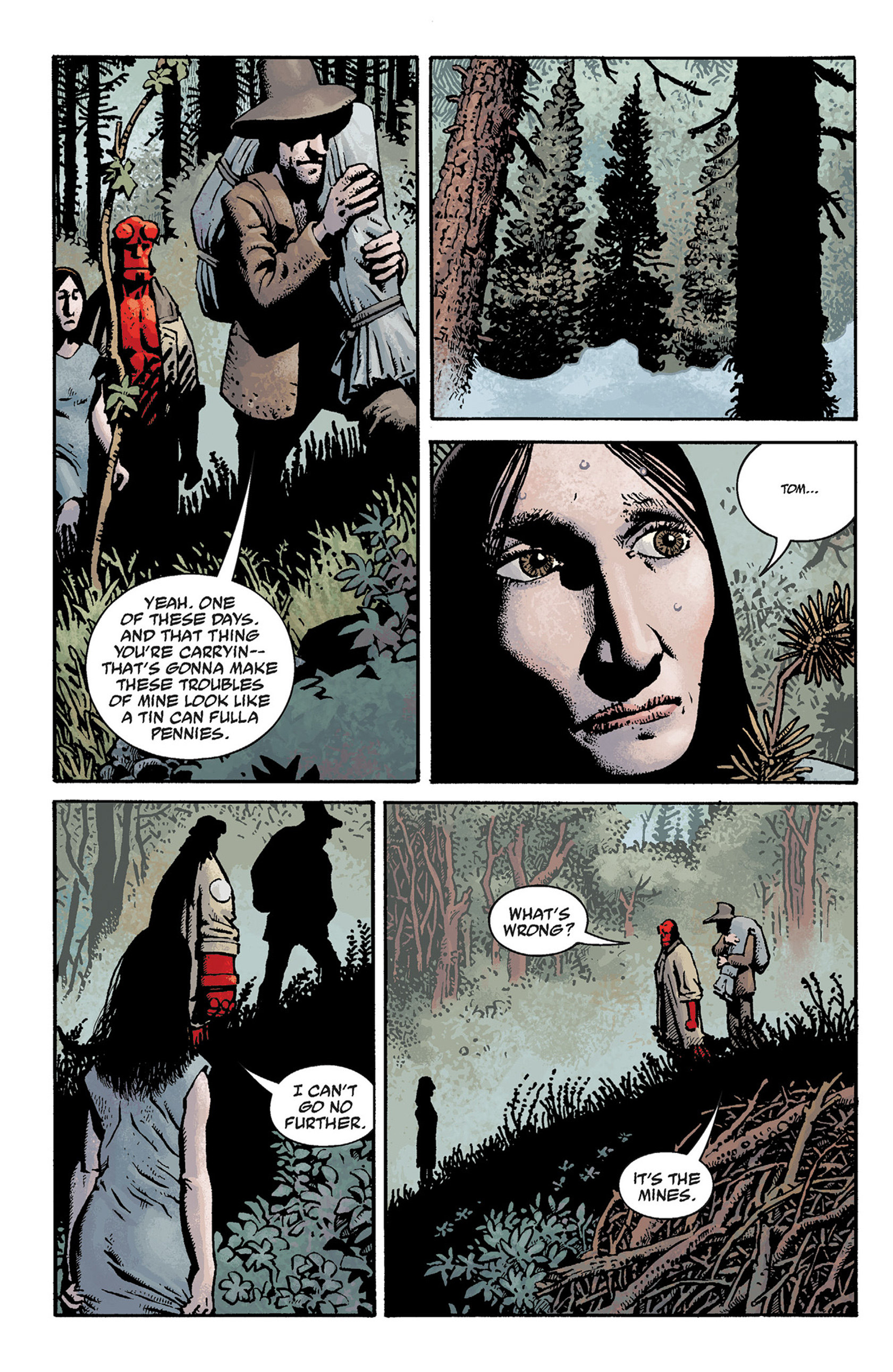 Read online Hellboy: The Crooked Man and Others comic -  Issue # TPB - 36