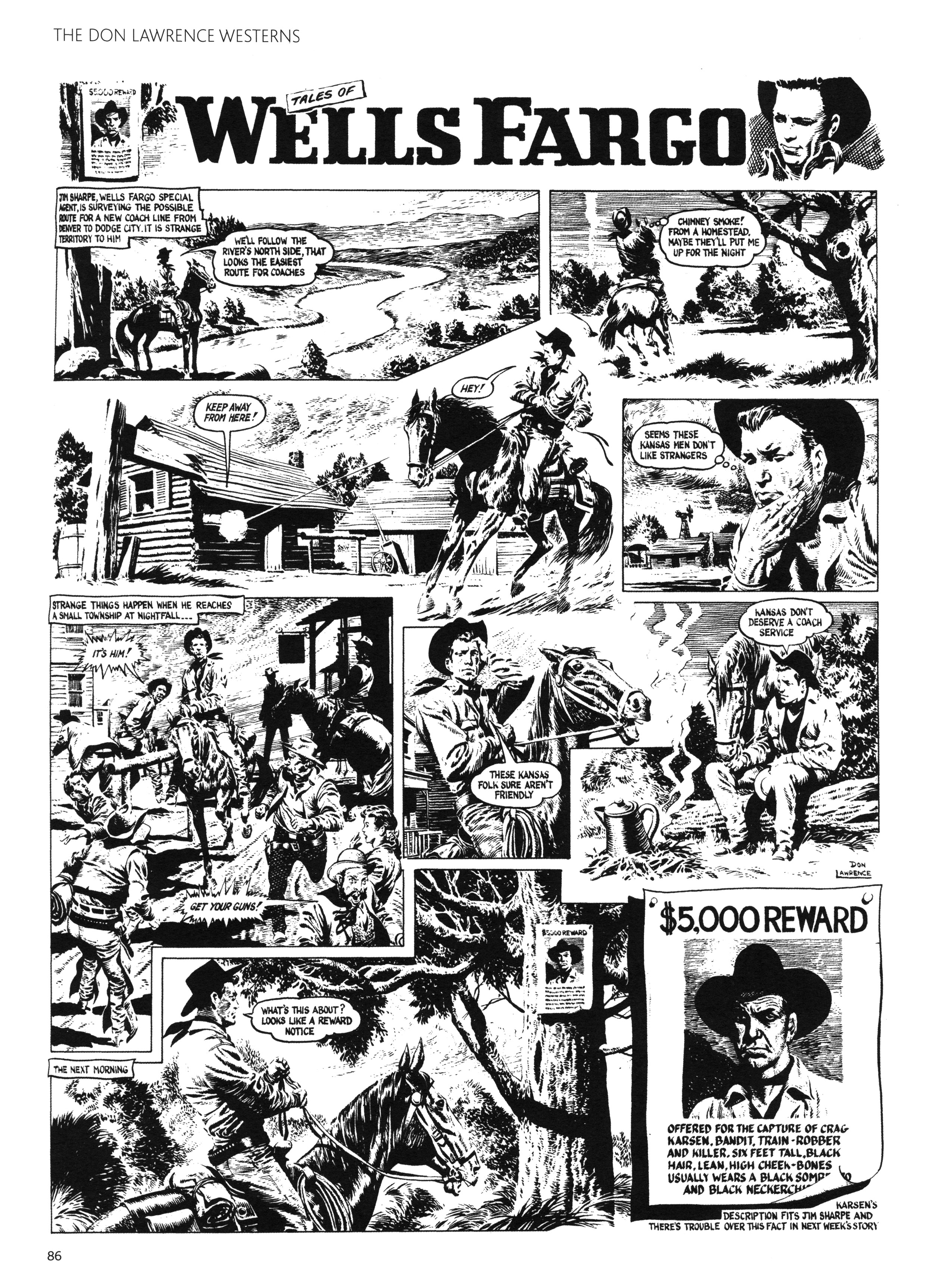 Read online Don Lawrence Westerns comic -  Issue # TPB (Part 1) - 90