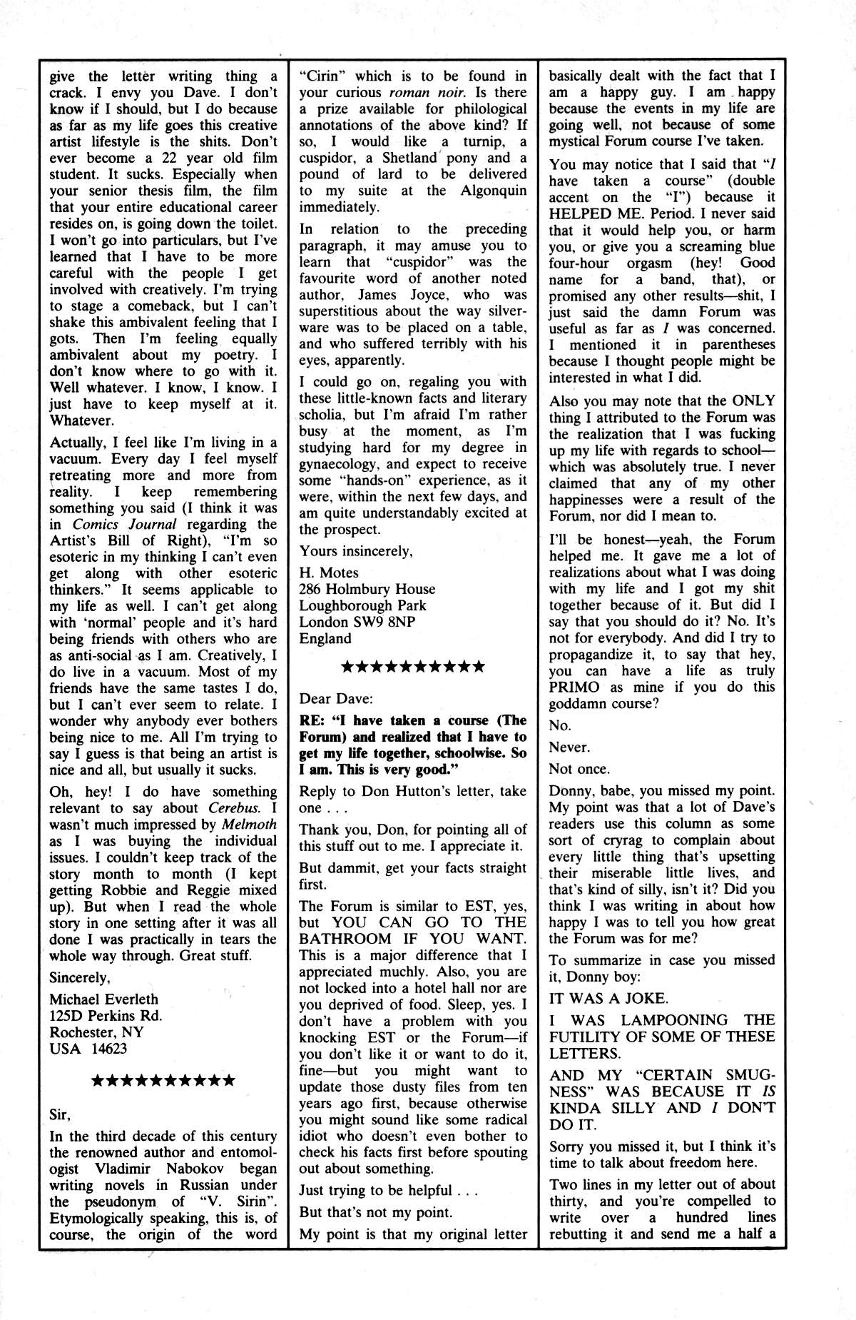 Read online Cerebus comic -  Issue #155 - 23