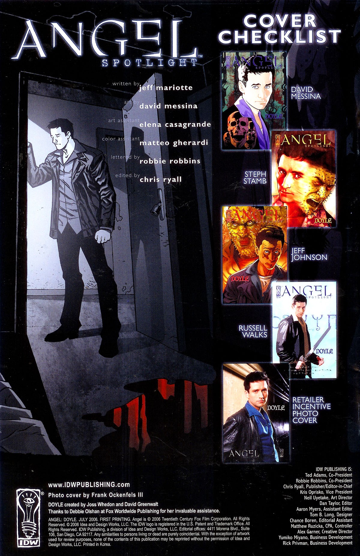 Read online Angel Spotlight comic -  Issue #4 - 2
