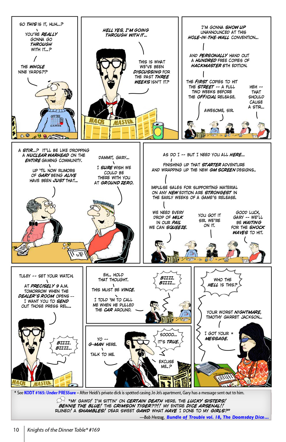 Read online Knights of the Dinner Table comic -  Issue #169 - 12