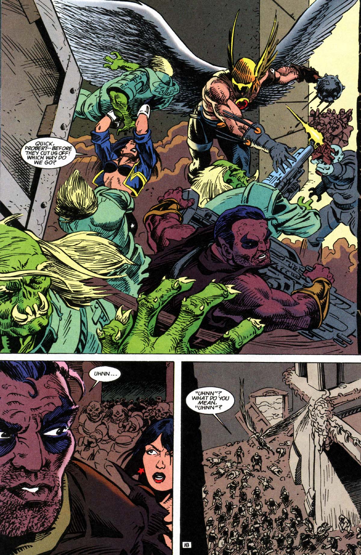 Read online Justice League America comic -  Issue #102b - 19