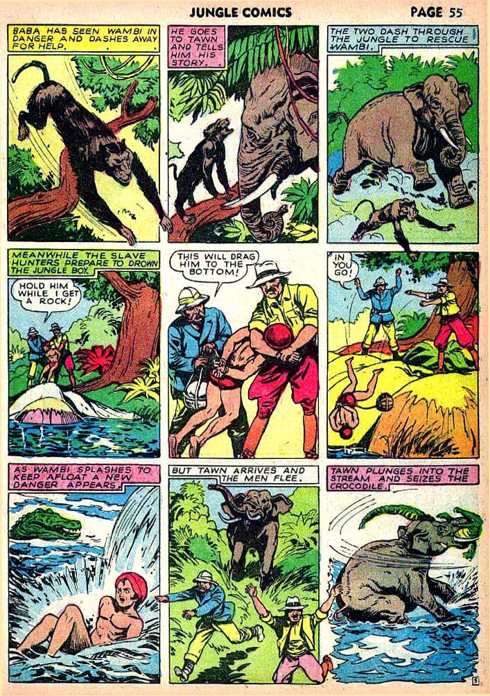 Read online Jungle Comics comic -  Issue #22 - 57