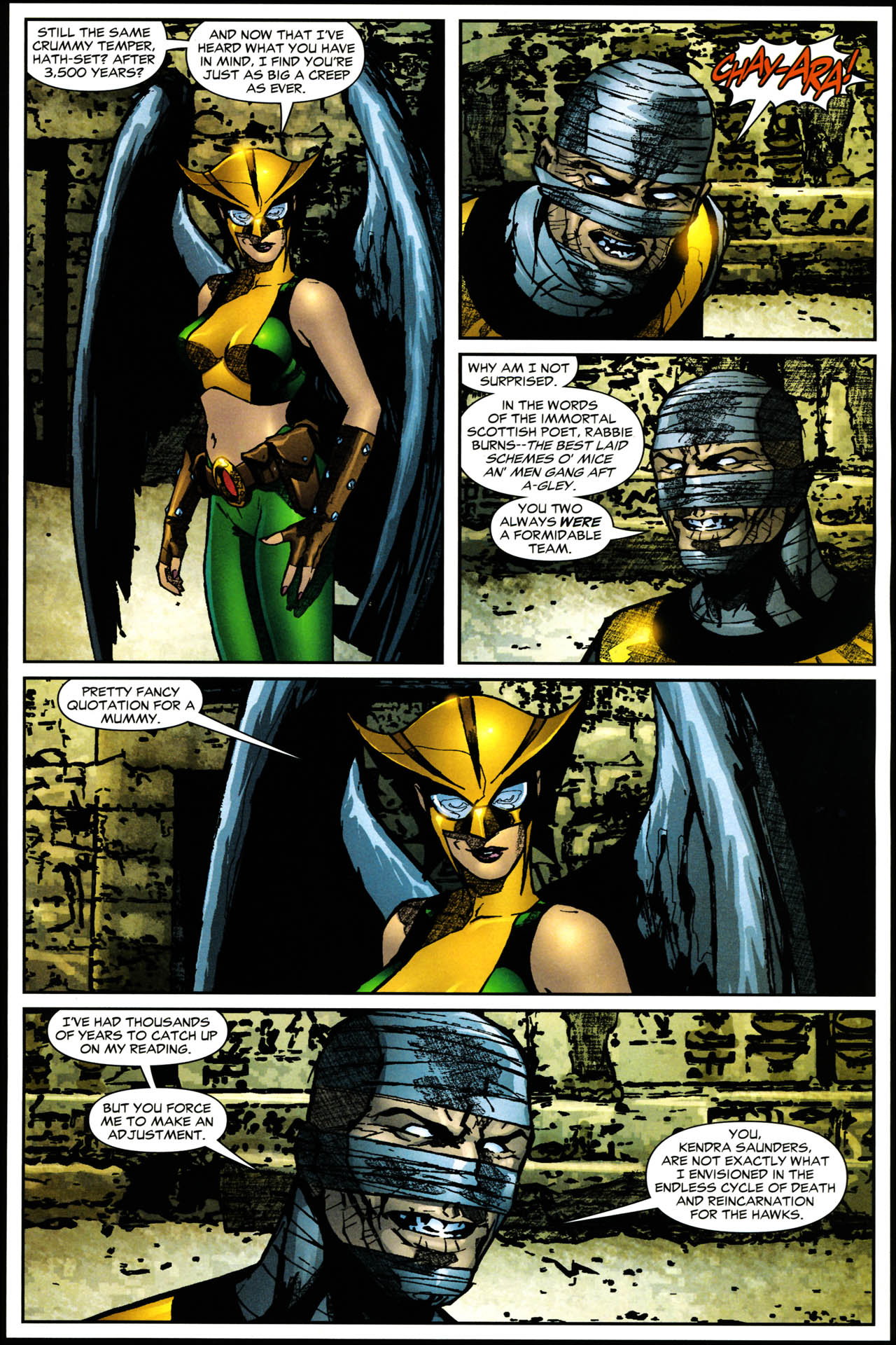 Read online Hawkgirl comic -  Issue #65 - 18