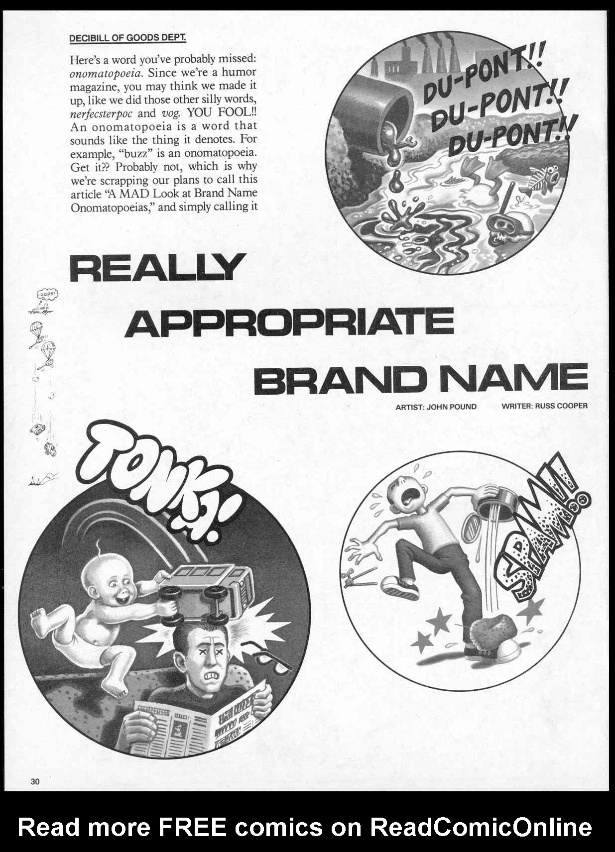 Read online MAD comic -  Issue #298 - 32