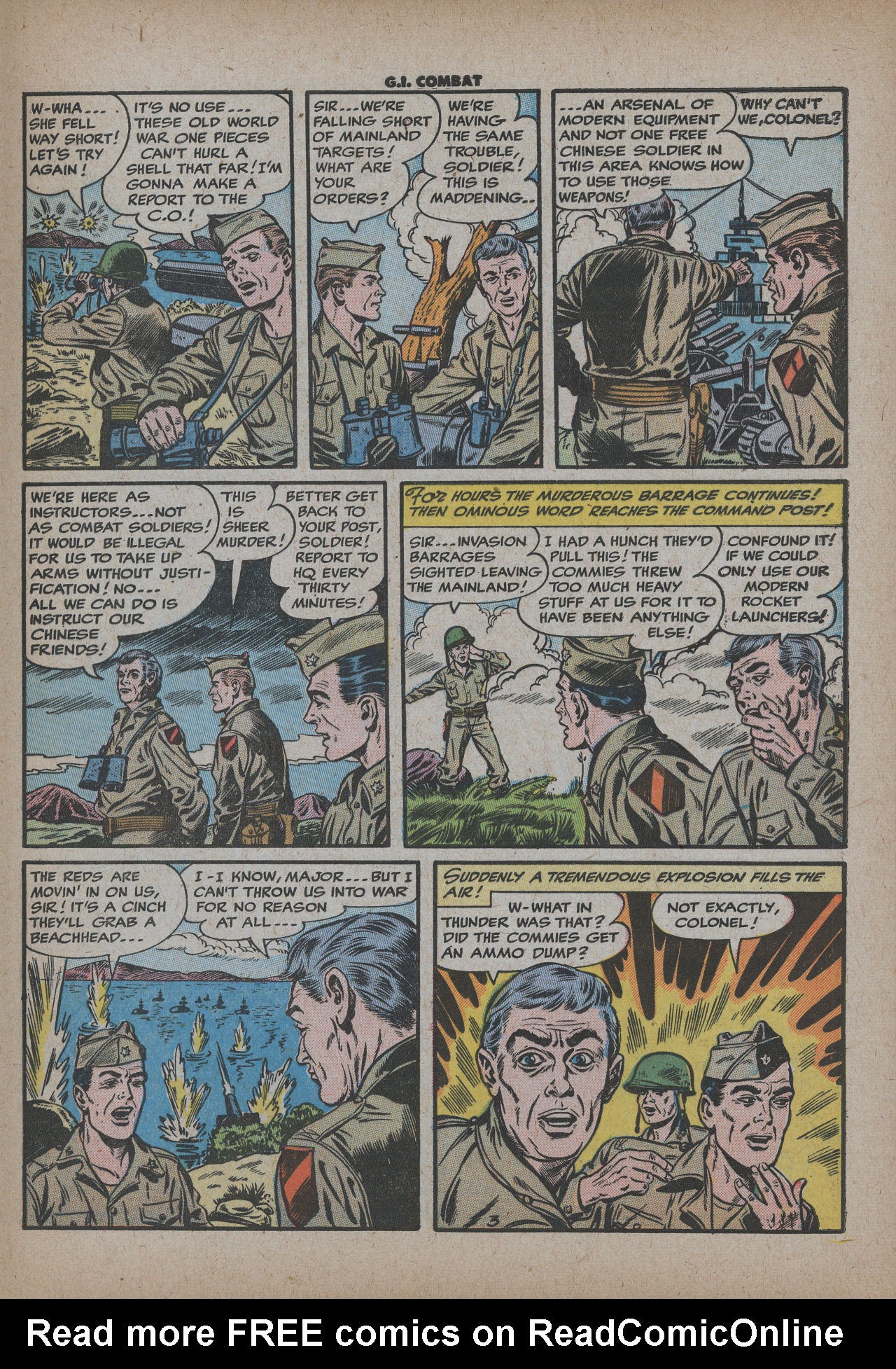 Read online G.I. Combat (1952) comic -  Issue #25 - 29
