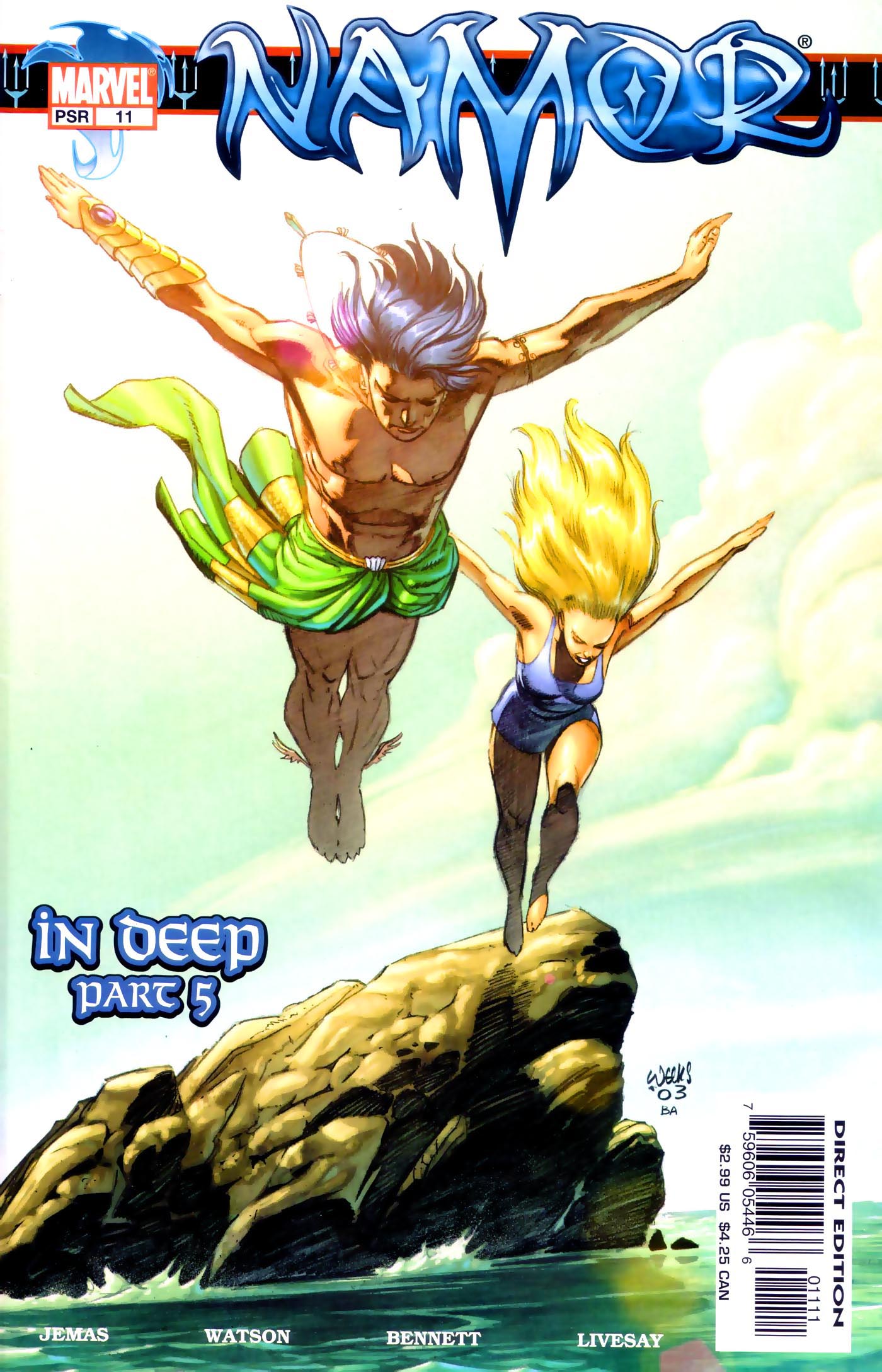 Read online Namor comic -  Issue #11 - 1