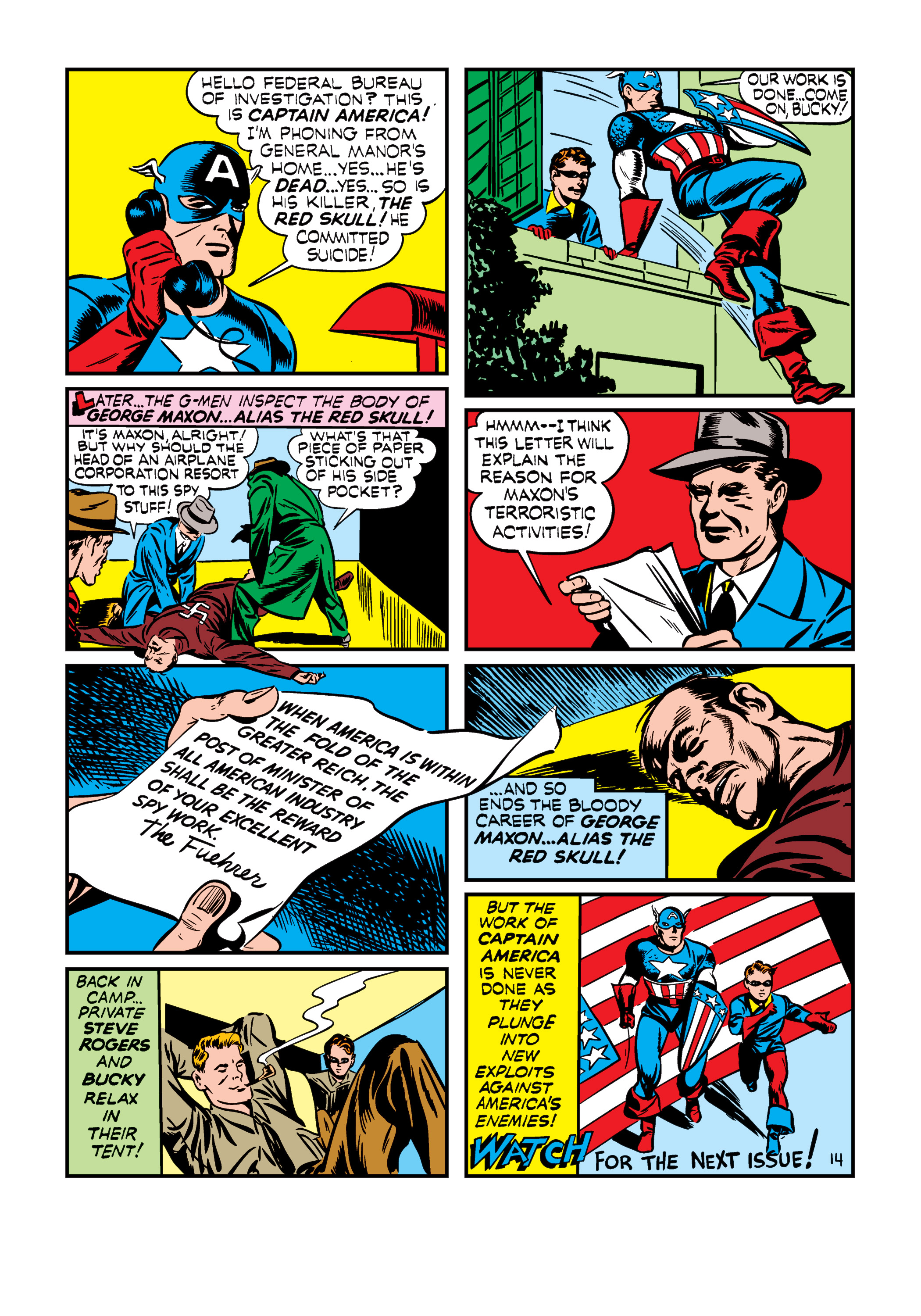 Read online Marvel Masterworks: Golden Age Captain America comic -  Issue # TPB 1 (Part 1) - 58