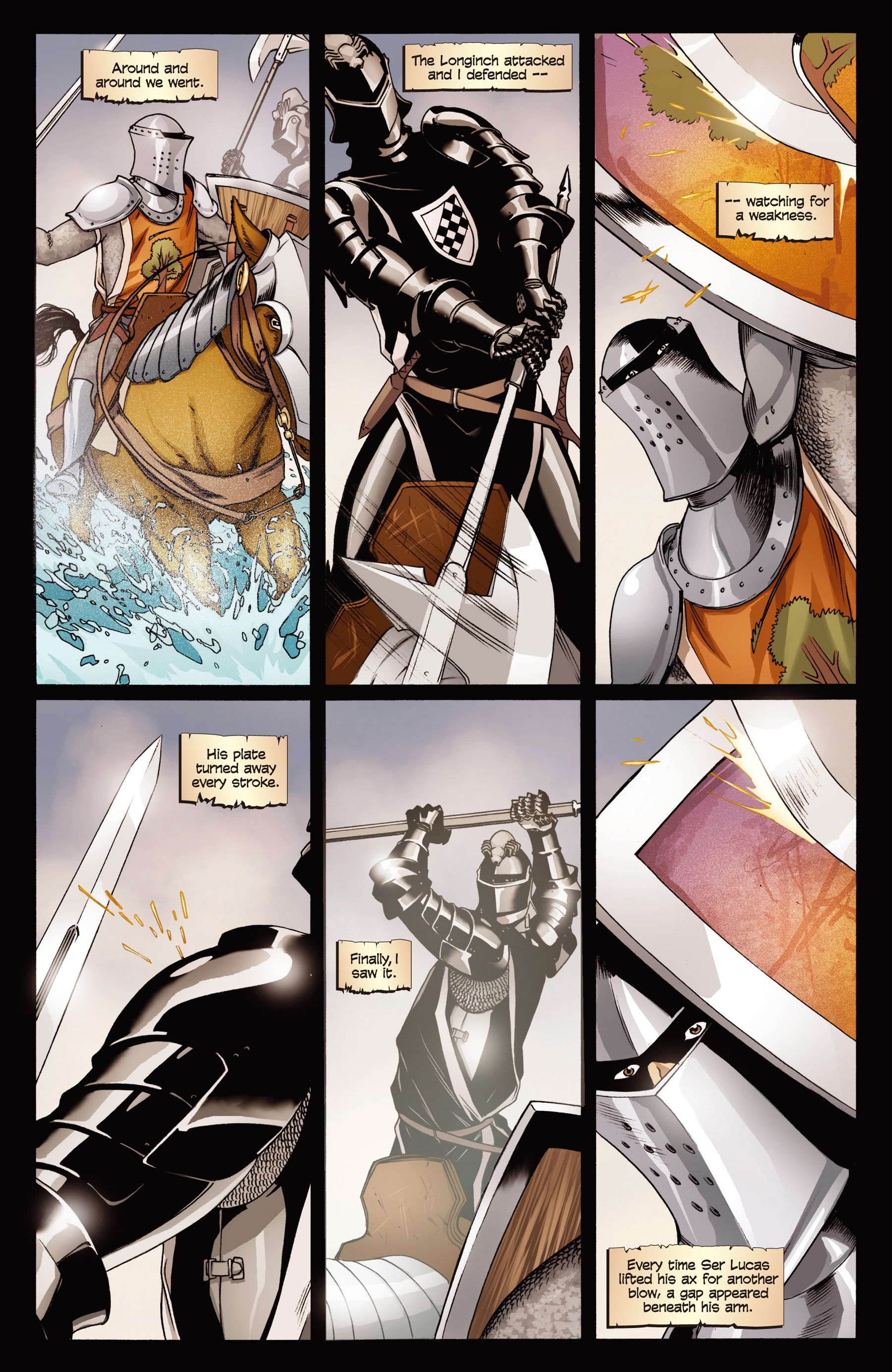 Read online The Sworn Sword: The Graphic Novel comic -  Issue # Full - 136