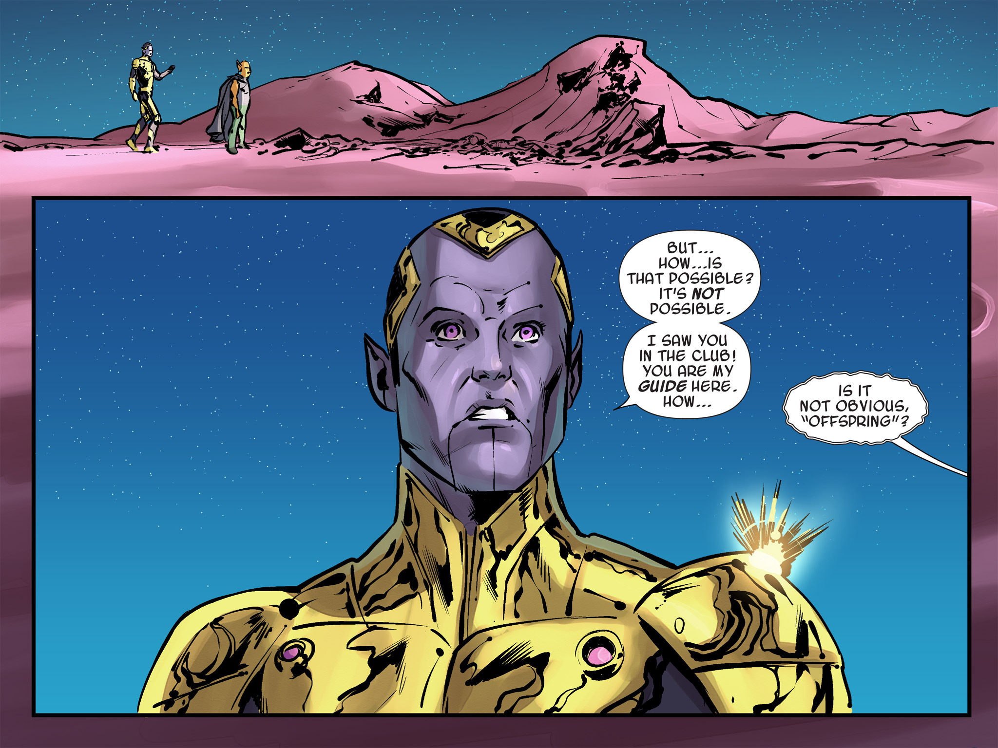 Read online Thanos: A God Up There Listening comic -  Issue # TPB - 287