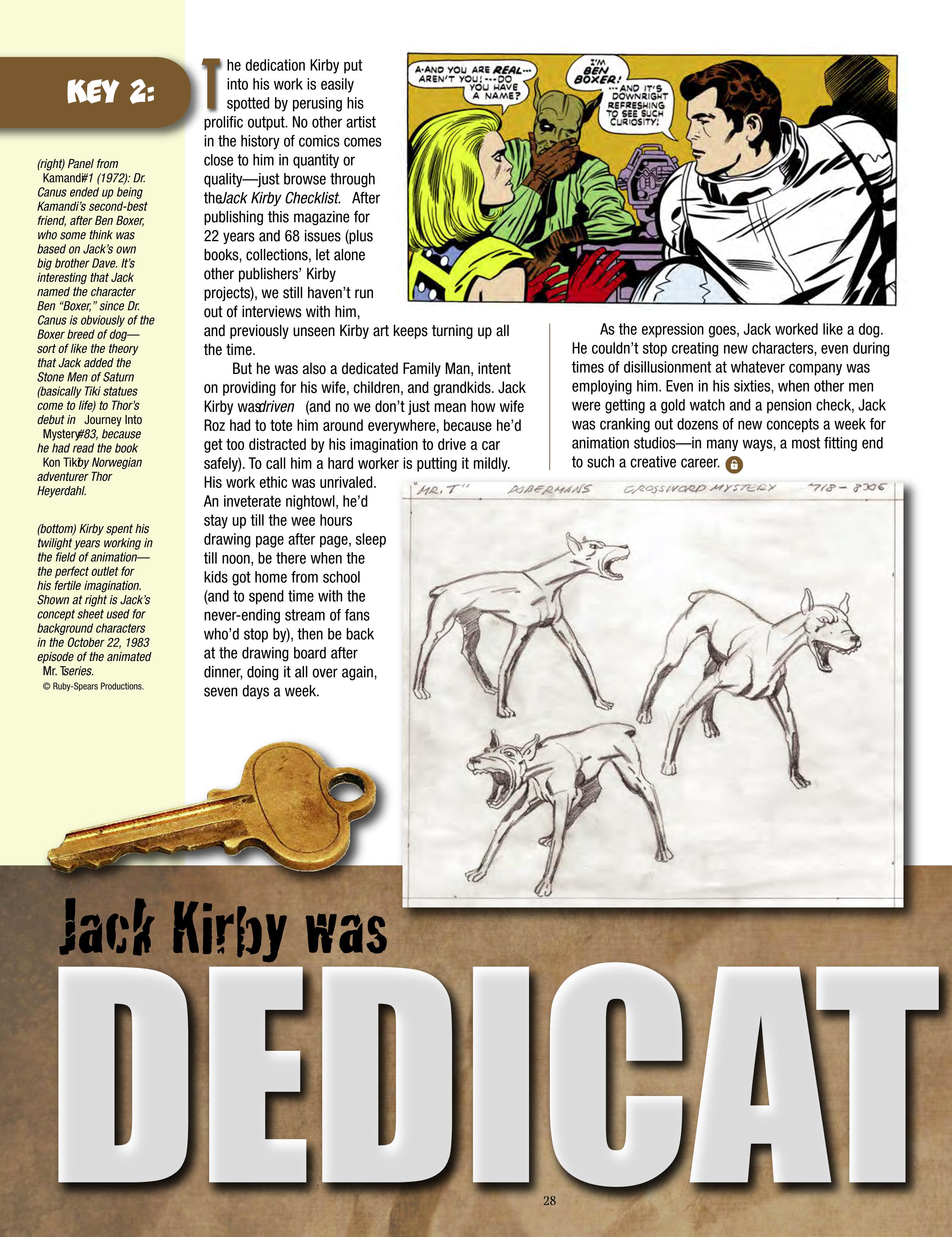Read online The Jack Kirby Collector comic -  Issue #68 - 30