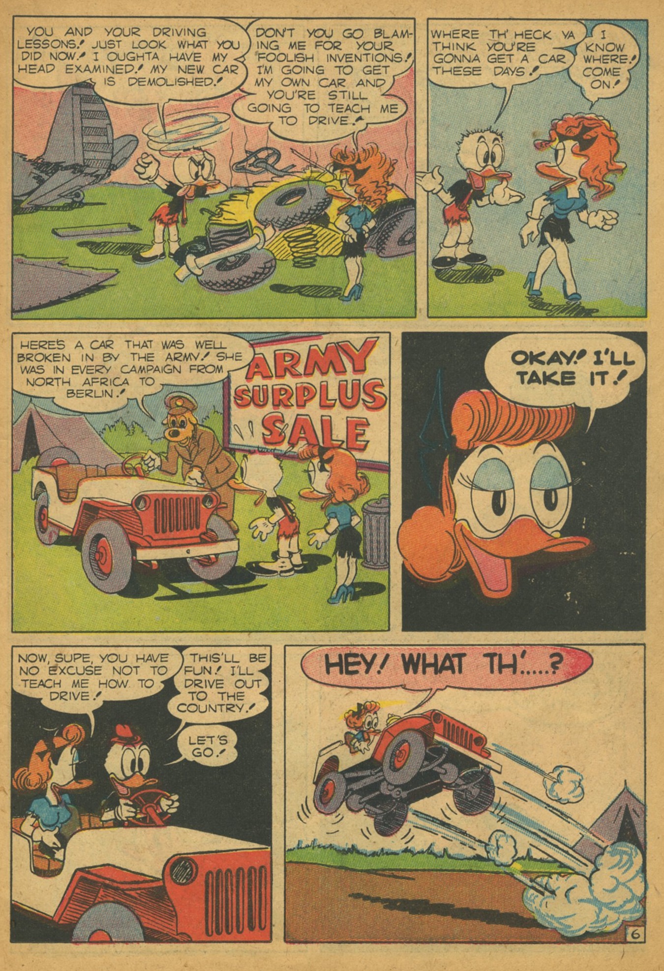 Read online Super Duck Comics comic -  Issue #13 - 15