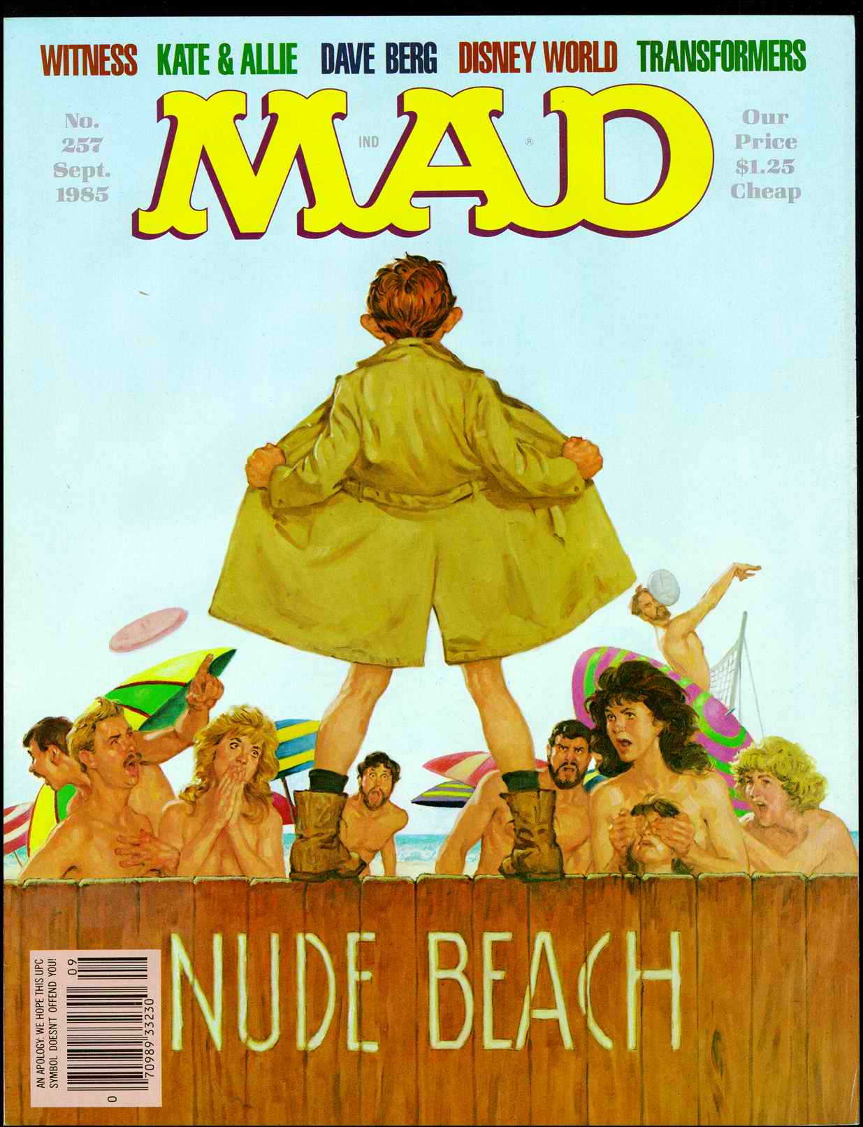 Read online MAD comic -  Issue #257 - 1