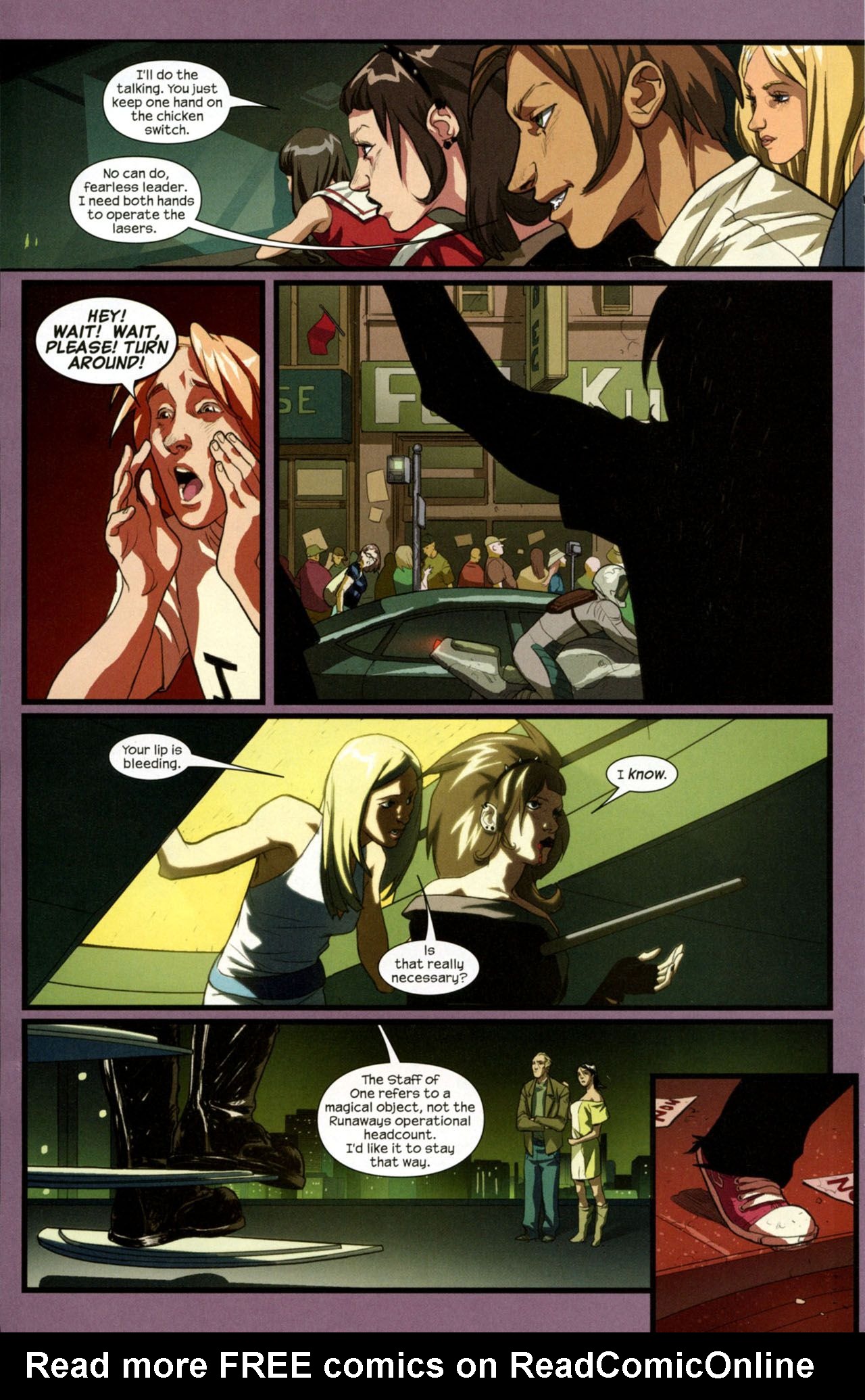 Read online Runaways (2008) comic -  Issue #14 - 17