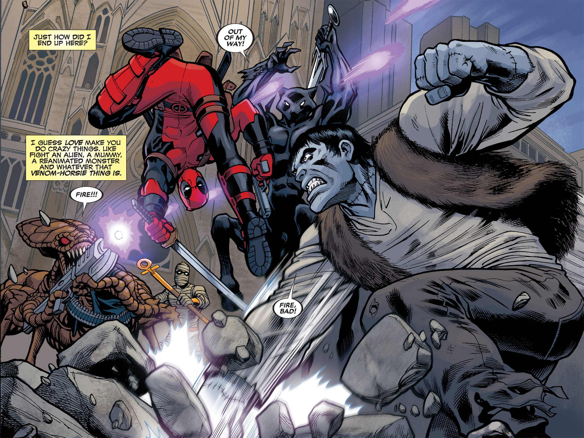 Read online Deadpool: Dracula's Gauntlet comic -  Issue # Part 7 - 36