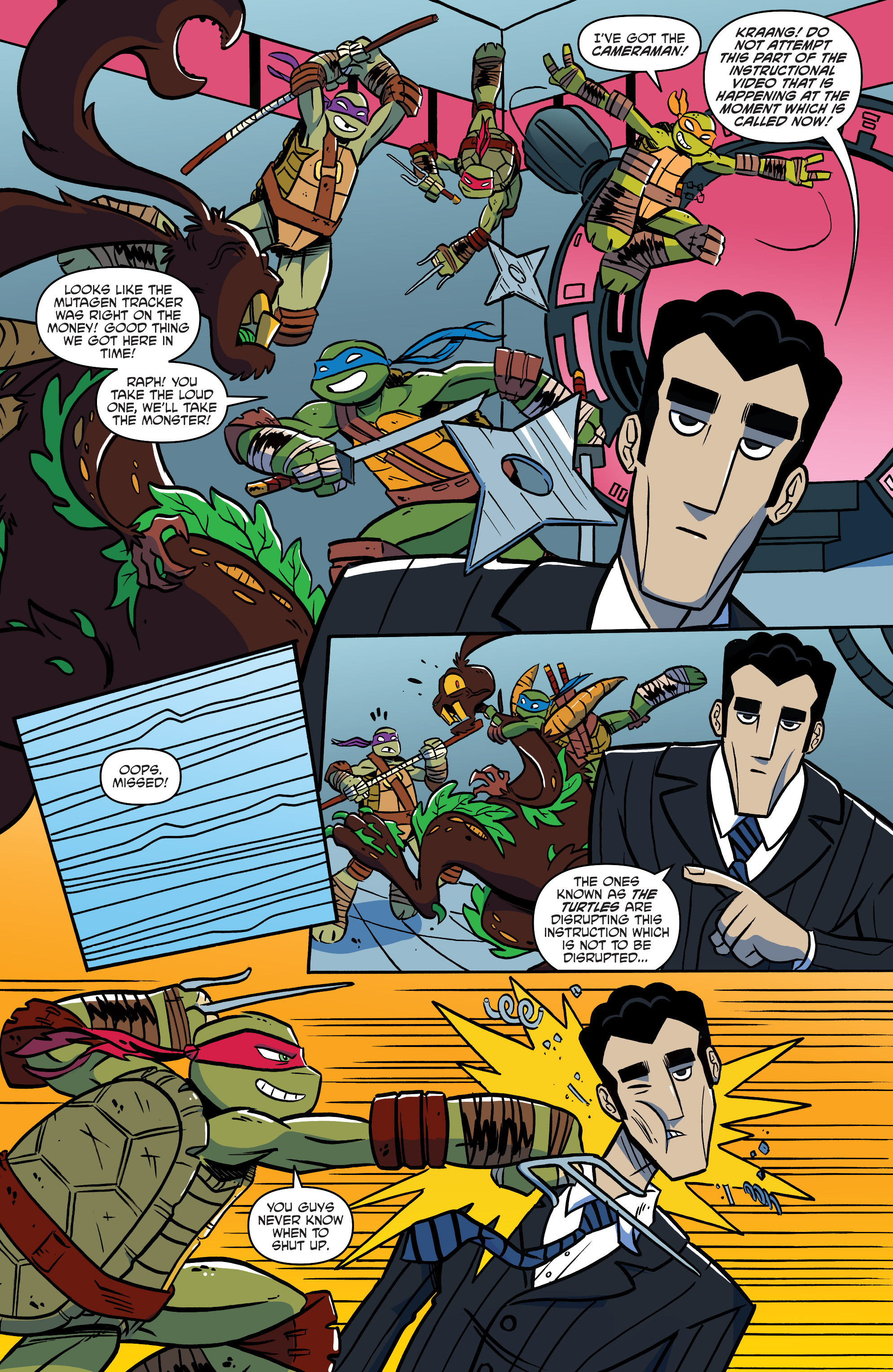 Read online Teenage Mutant Ninja Turtles New Animated Adventures comic -  Issue #11 - 20