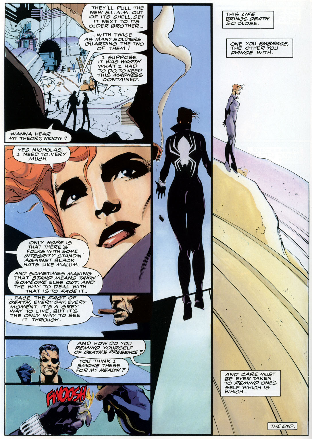 Read online Marvel Graphic Novel comic -  Issue #74 - Punisher & Black Widow - Spinning Doomsday's Web - 50