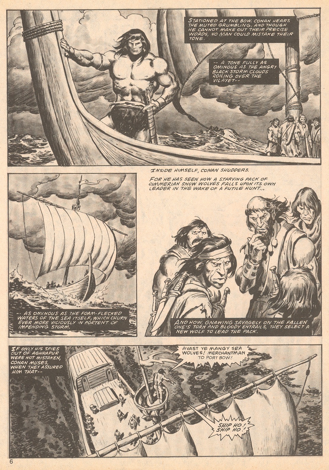 Read online The Savage Sword Of Conan comic -  Issue #62 - 6