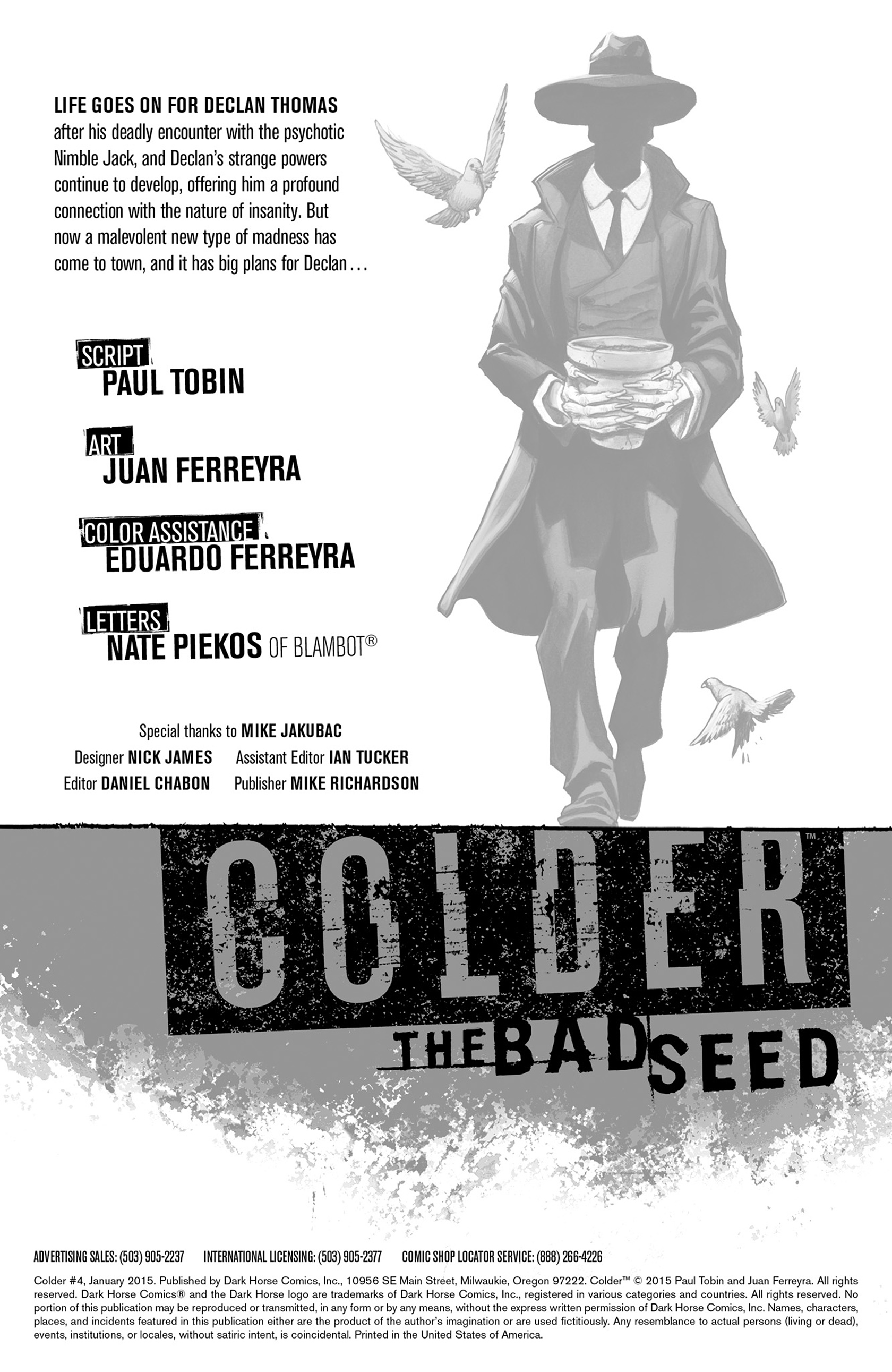 Read online Colder: The Bad Seed comic -  Issue #4 - 2