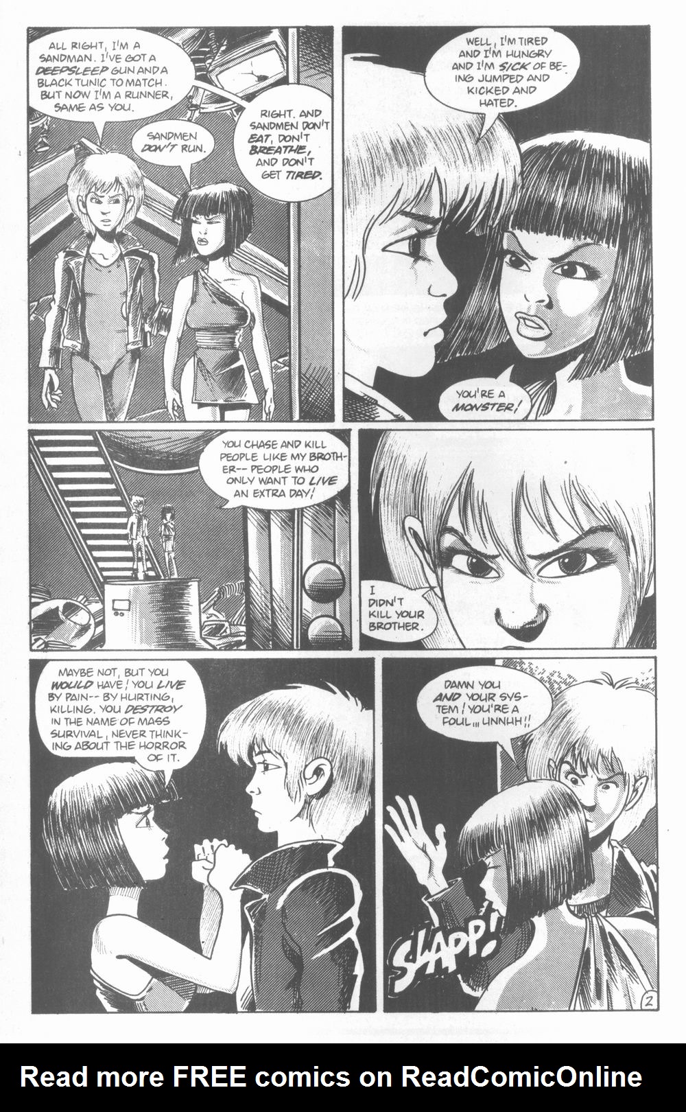 Read online Logan's Run (1990) comic -  Issue #3 - 4