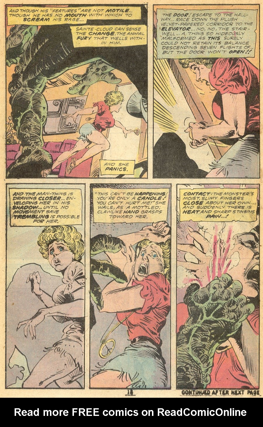 Read online Man-Thing (1974) comic -  Issue #15 - 13