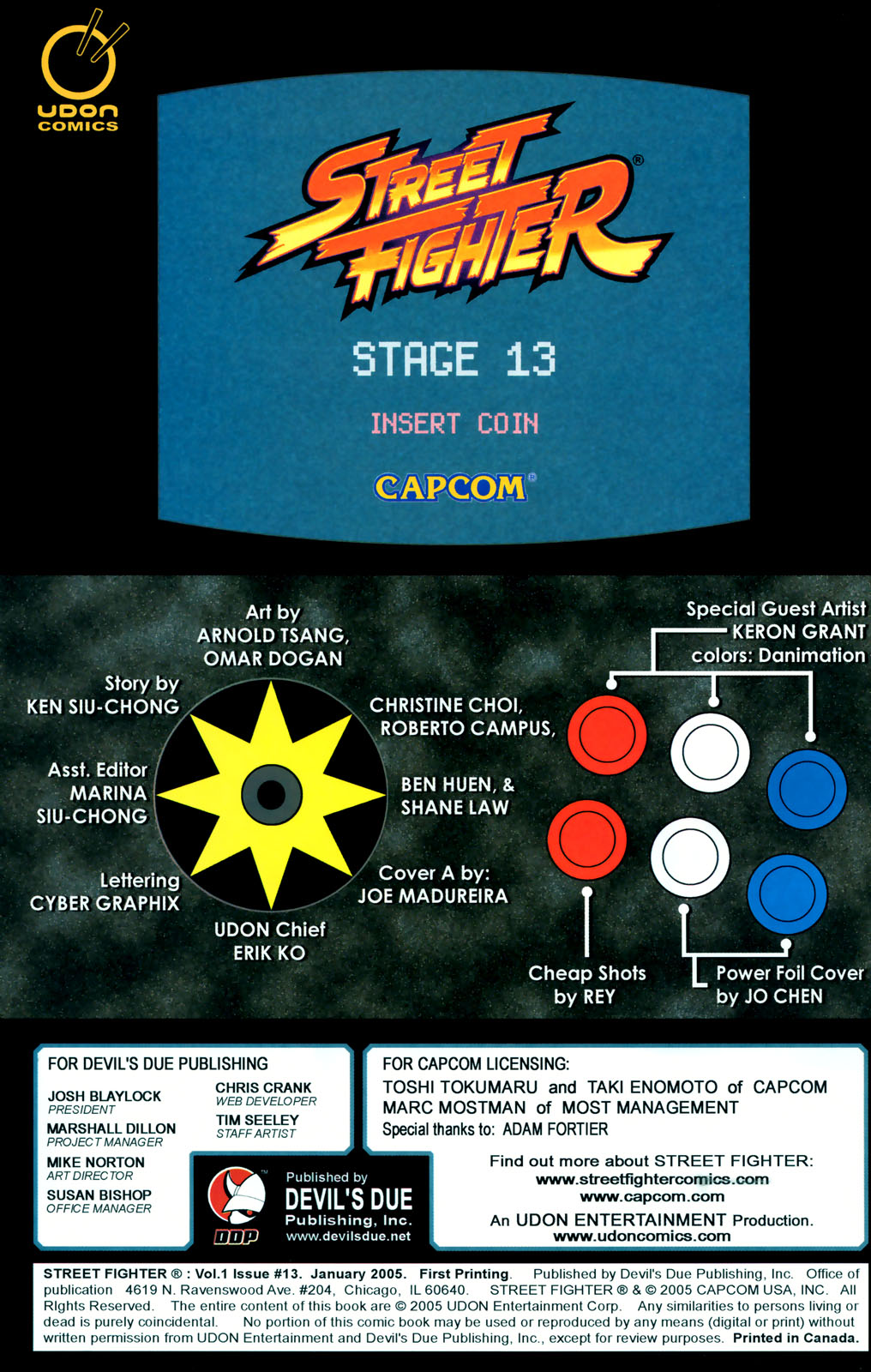 Read online Street Fighter (2003) comic -  Issue #13 - 1