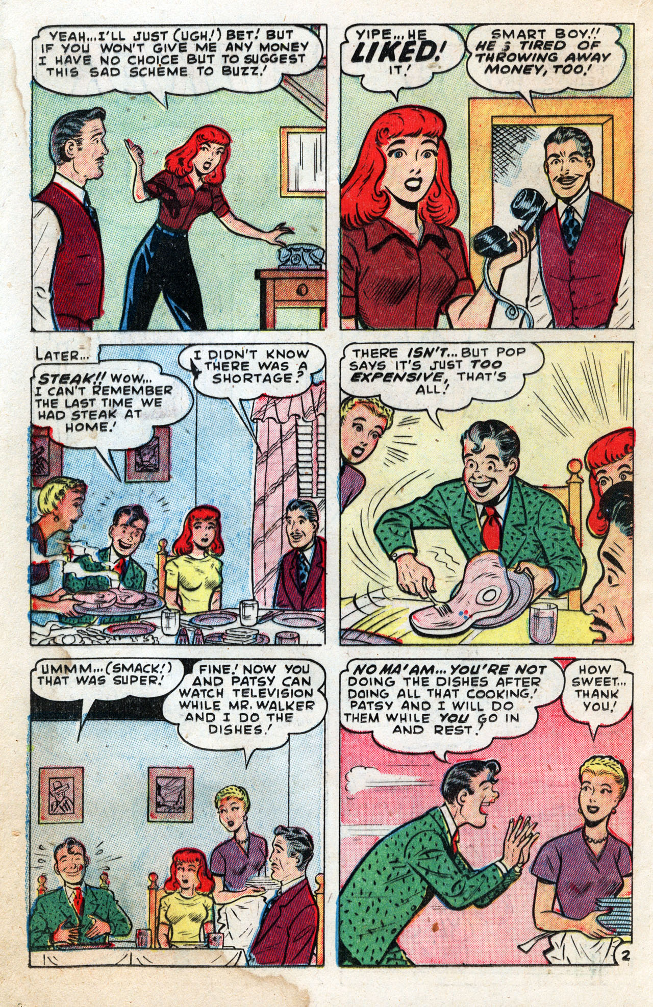 Read online Patsy Walker comic -  Issue #38 - 28