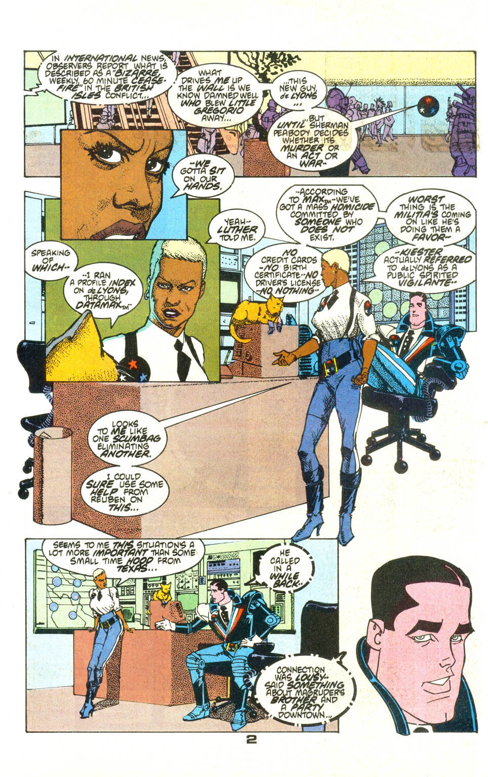 Read online American Flagg! comic -  Issue #21 - 4